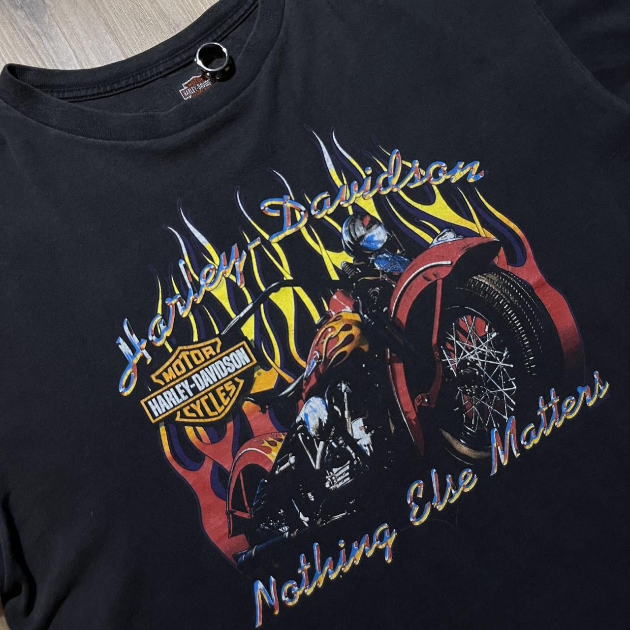 Harley Davidson 🏍️ Vintage 2001 Harley Davidson “Nothing Else Matters” Tee Size US XL / EU 56 / 4 - 2 Thumbnail