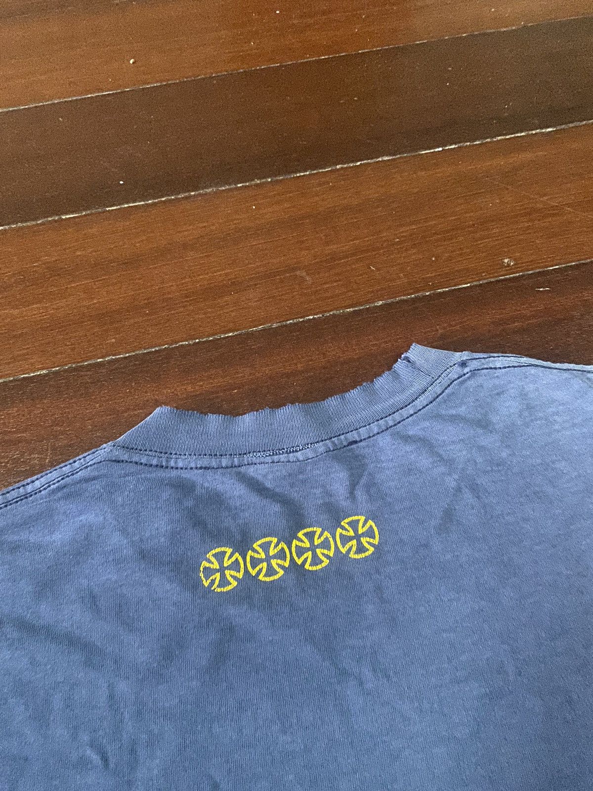 Independent Truck Co. FIRE 🔥🔥 VINTAGE 90s INDEPENDENT TRUCK COMPANY BOX LOGO faded Size US L / EU 52-54 / 3 - 14 Thumbnail