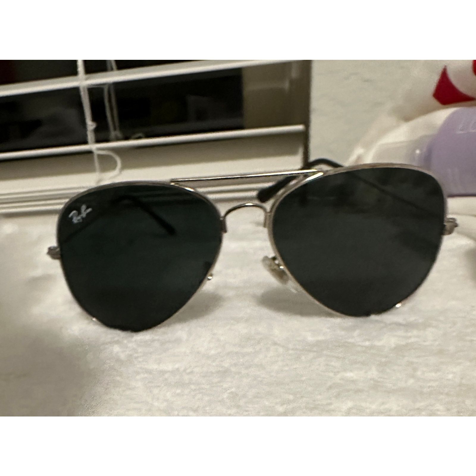 RayBan Ray Ban Aviator Sunglasses Silver Size ONE SIZE - 5 Thumbnail