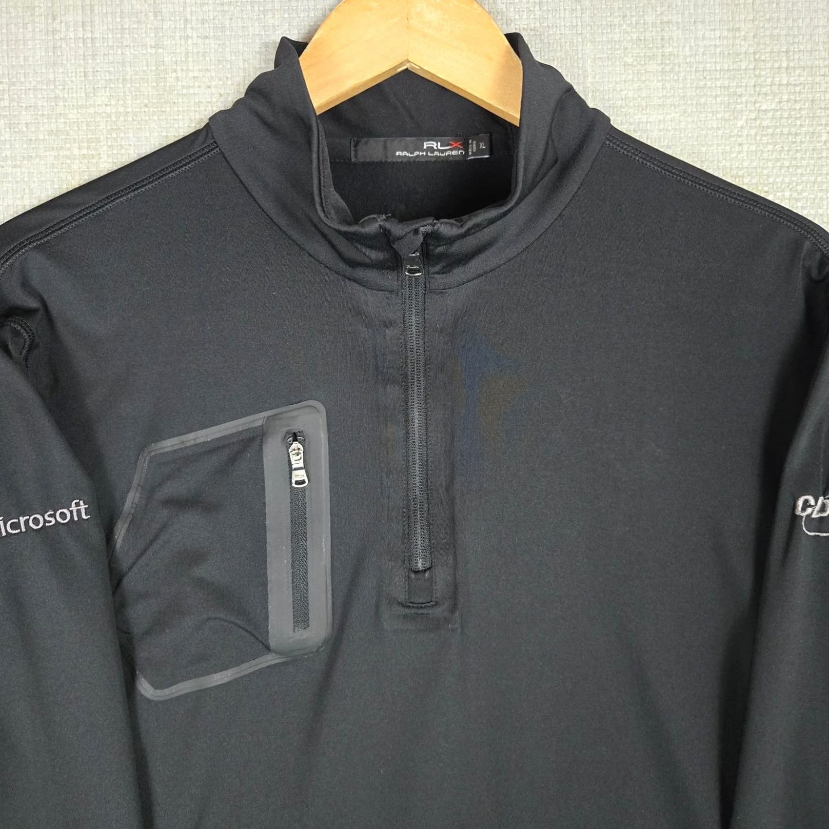 RLX Ralph Lauren RLX RALPH LAUREN Windshirt Mens XL Golf Pullover 1/4 Zip MICROSOFT x CDW Size US XL / EU 56 / 4 - 2 Thumbnail