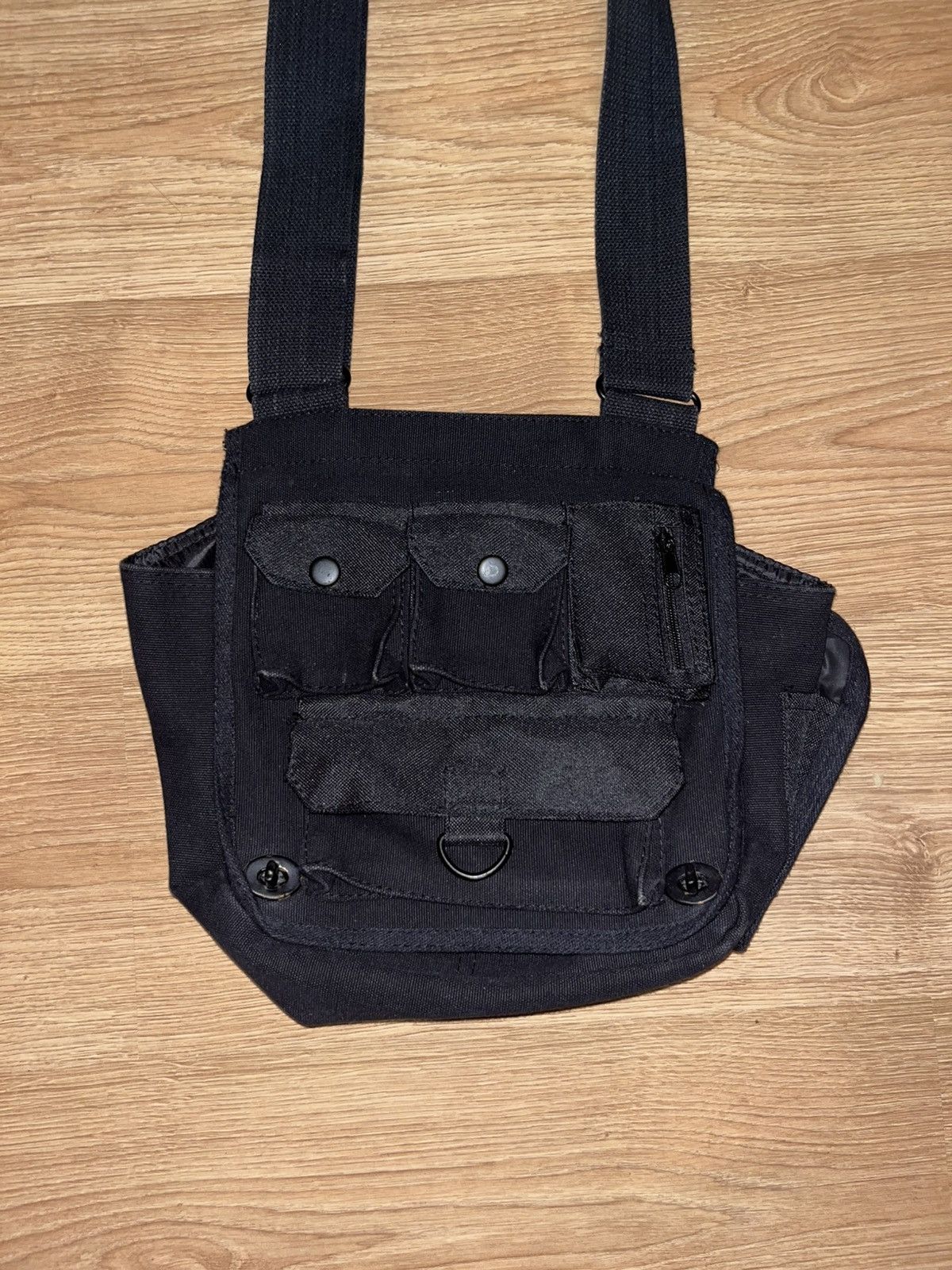 Japanese Brand Multipocket Japanese Streetwear Bag Size ONE SIZE - 1 Thumbnail