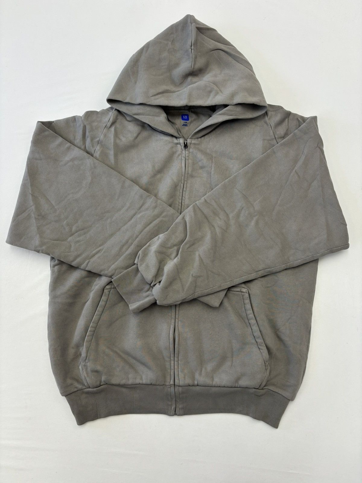 YZY×GAP by BALENCIAGA sweat zip hoodie Yeezy x Gap Zip Up Exclusive Hoodie Dark Grey Men's - SS22 - US