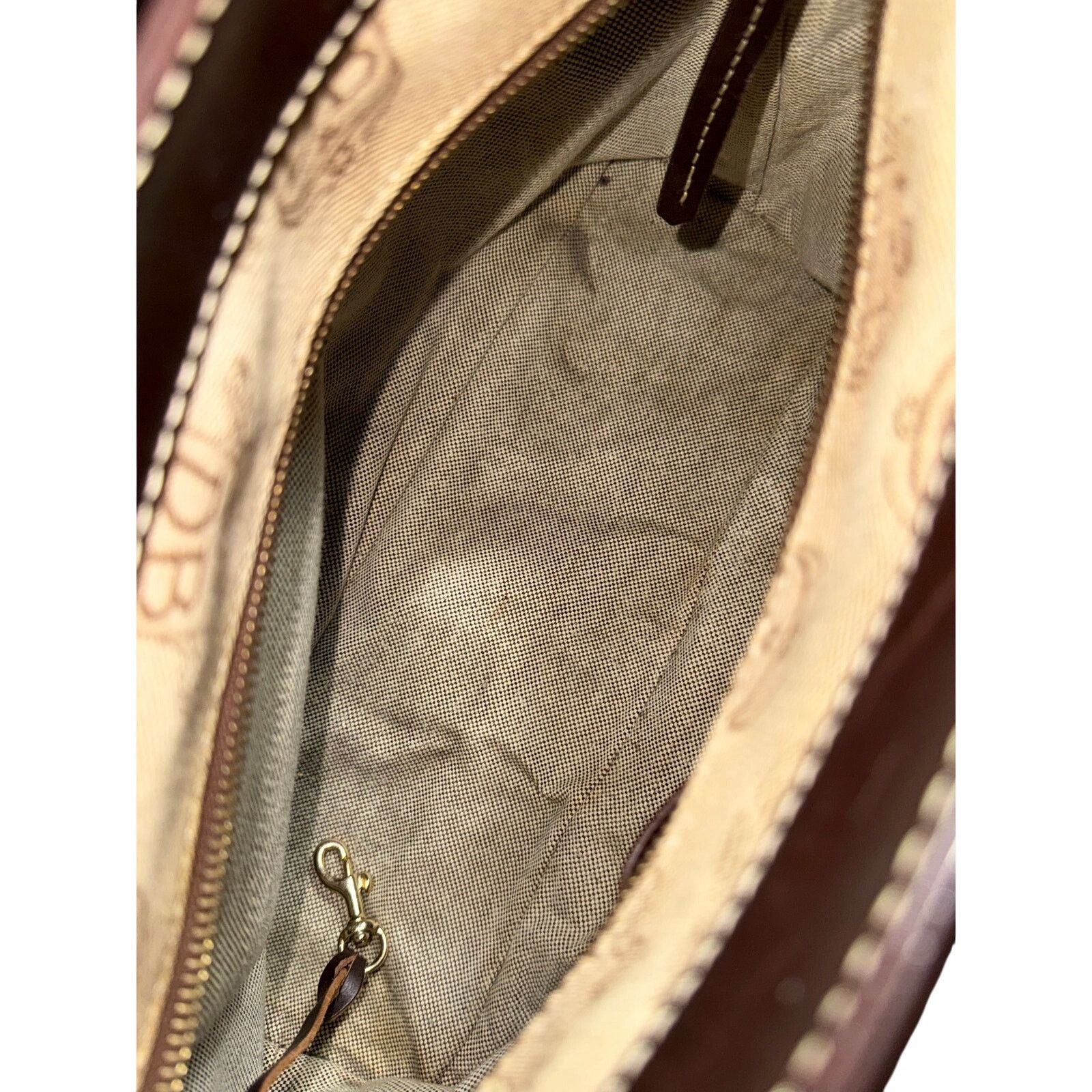 Dooney & Bourke Dooney & Bourke Monogram Tote Shoulder Bag w Coin PurLeather Size ONE SIZE - 4 Thumbnail