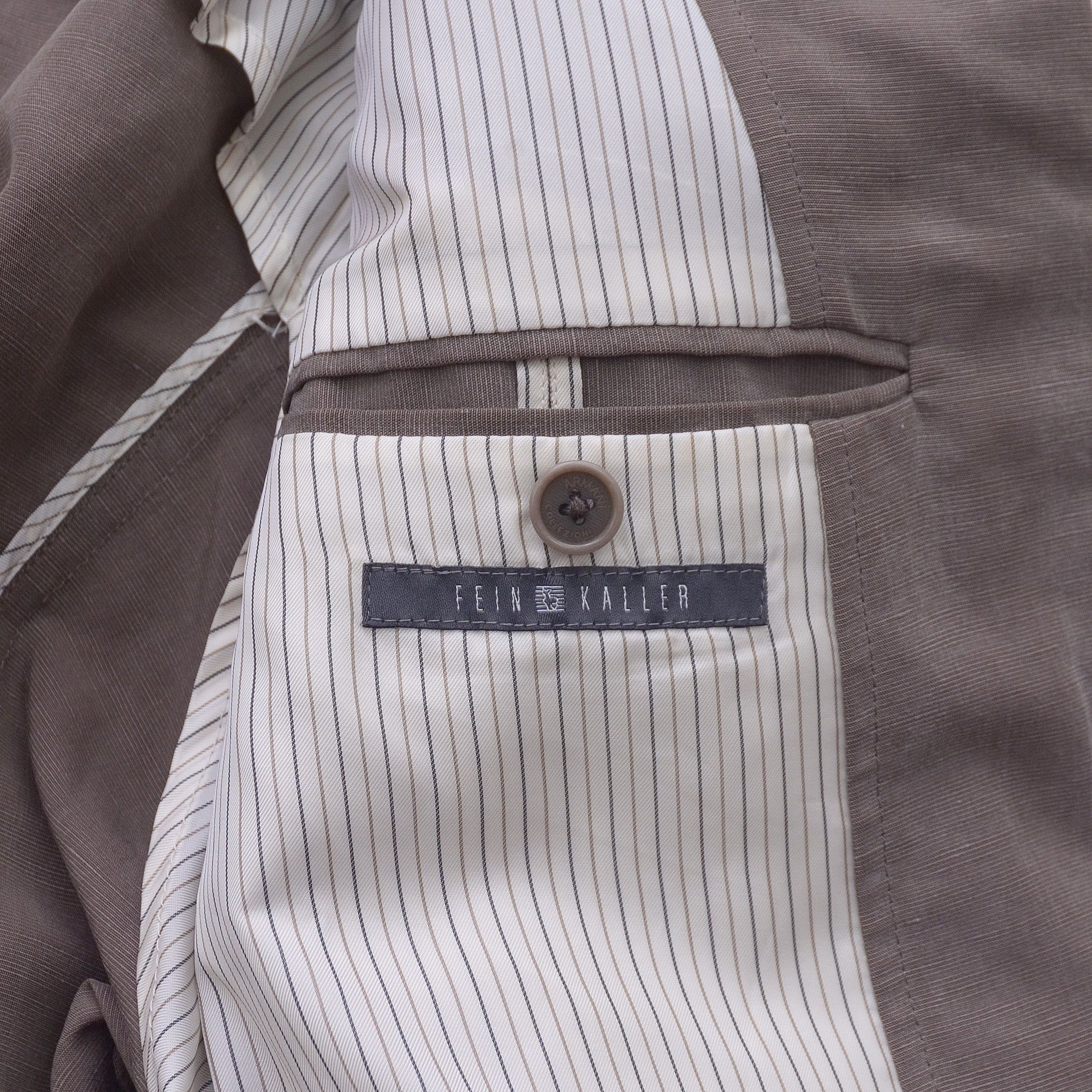 Armani Armani Collezioni Tencel Linen Casual Blazer 52R Fein Kaller Size 52R - 9 Thumbnail