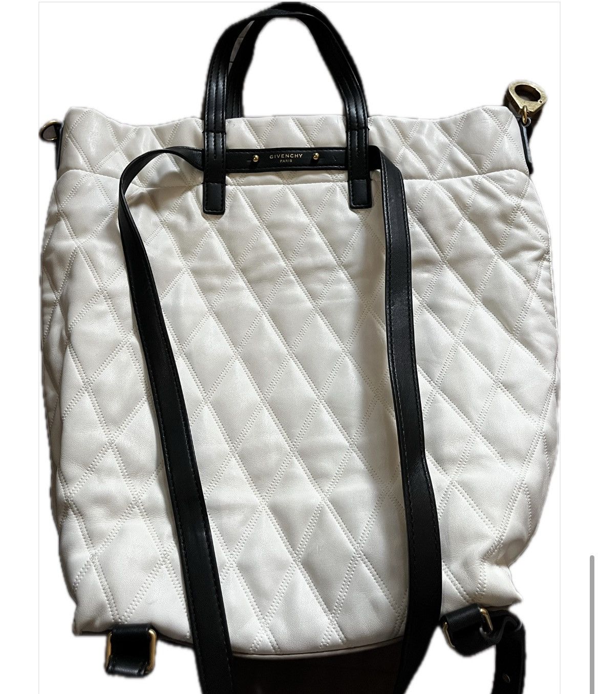 Givenchy Givenchy Quilted Tote with Front Zip Pouch Size ONE SIZE - 2 Thumbnail