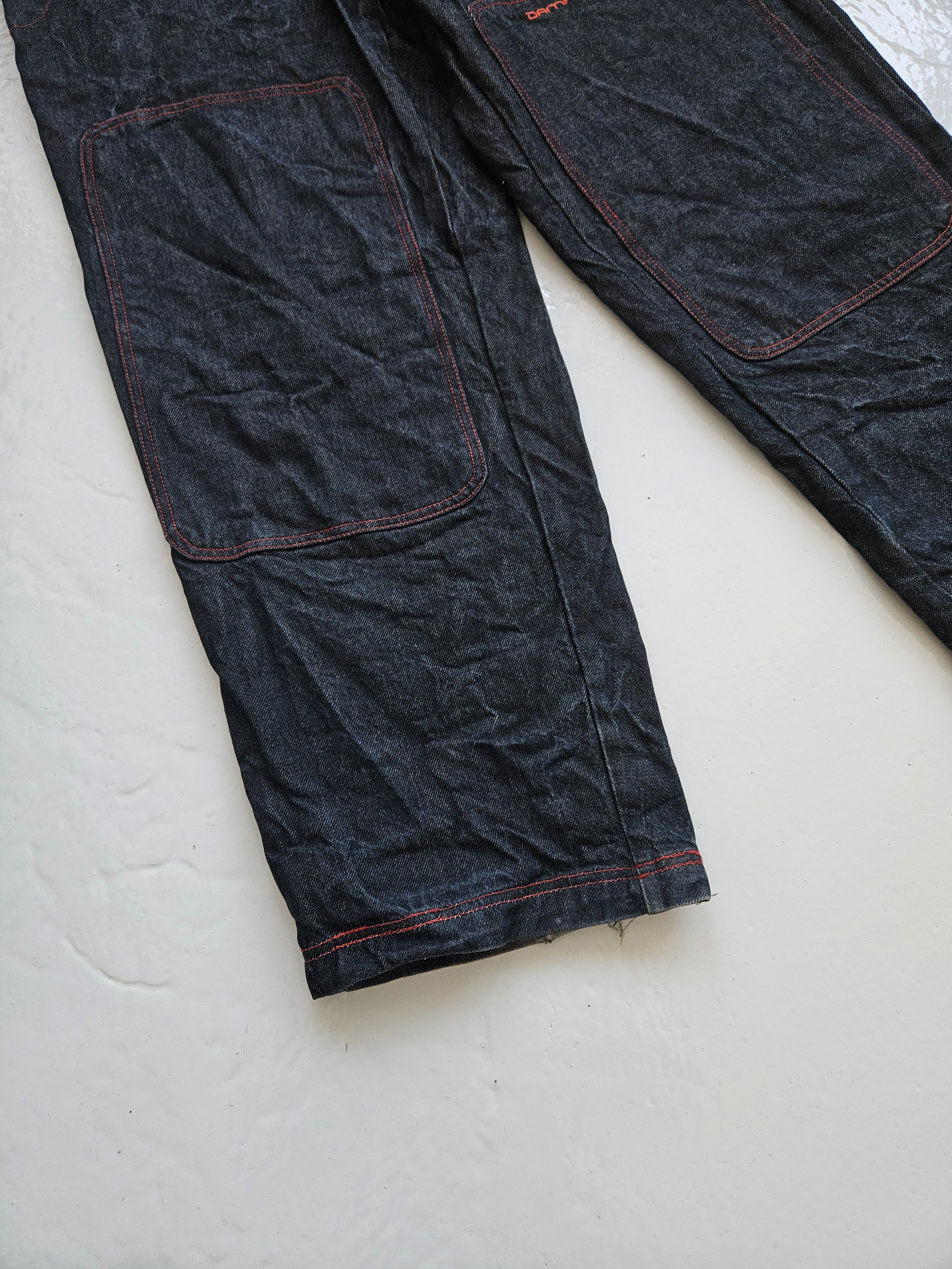Damani Dada Damani Dada baggy carpenter double knee raw denim Size US 36 / EU 52 - 9 Thumbnail
