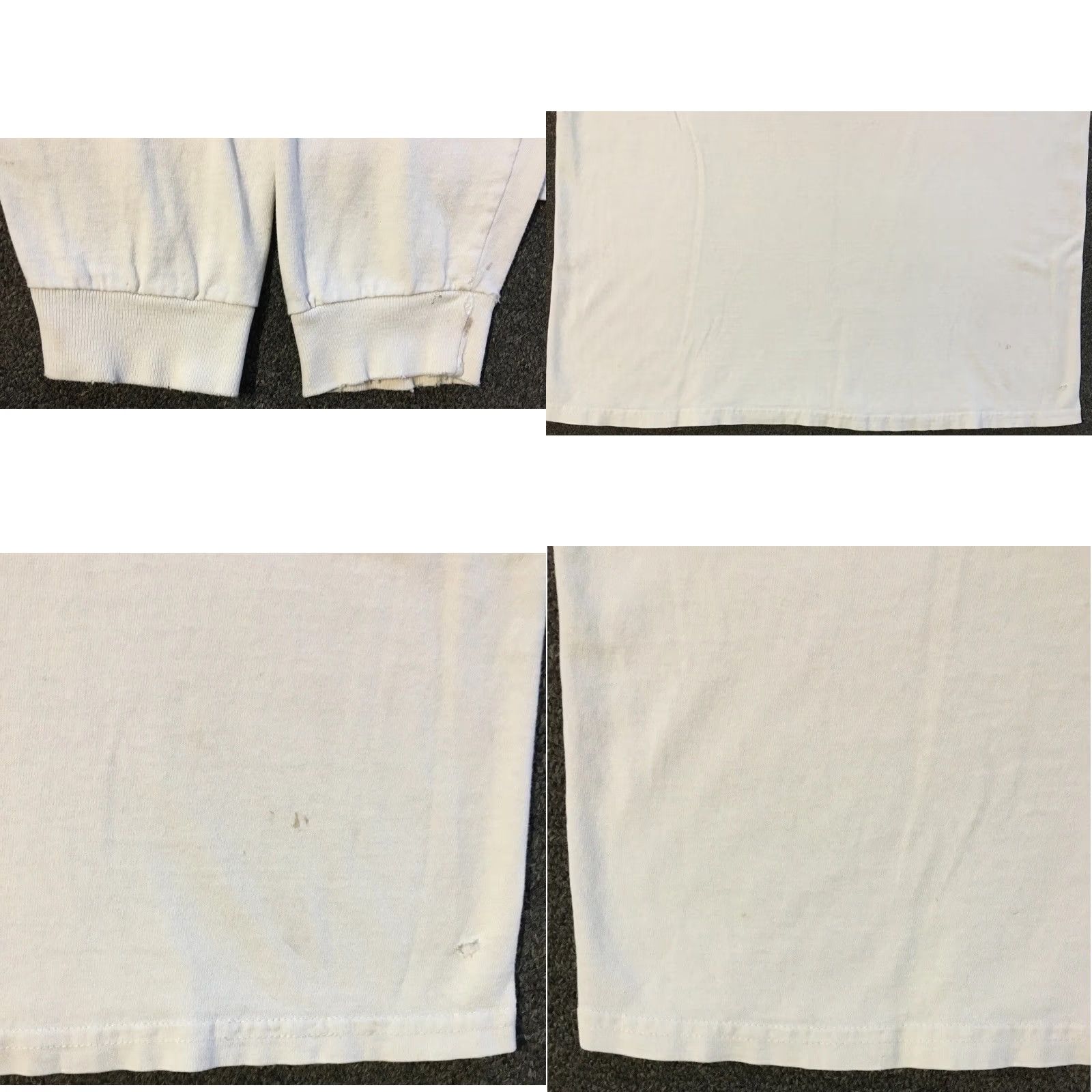 Billabong VINTAGE Quiksilver Thrashed Faded Distress Shirt L USA Surf Skate Grunge OP 90s Y2K Shirt Mens Large White Logo Beach Water Graphic Tee Distressed 90s Size US L / EU 52-54 / 3 - 10 Thumbnail