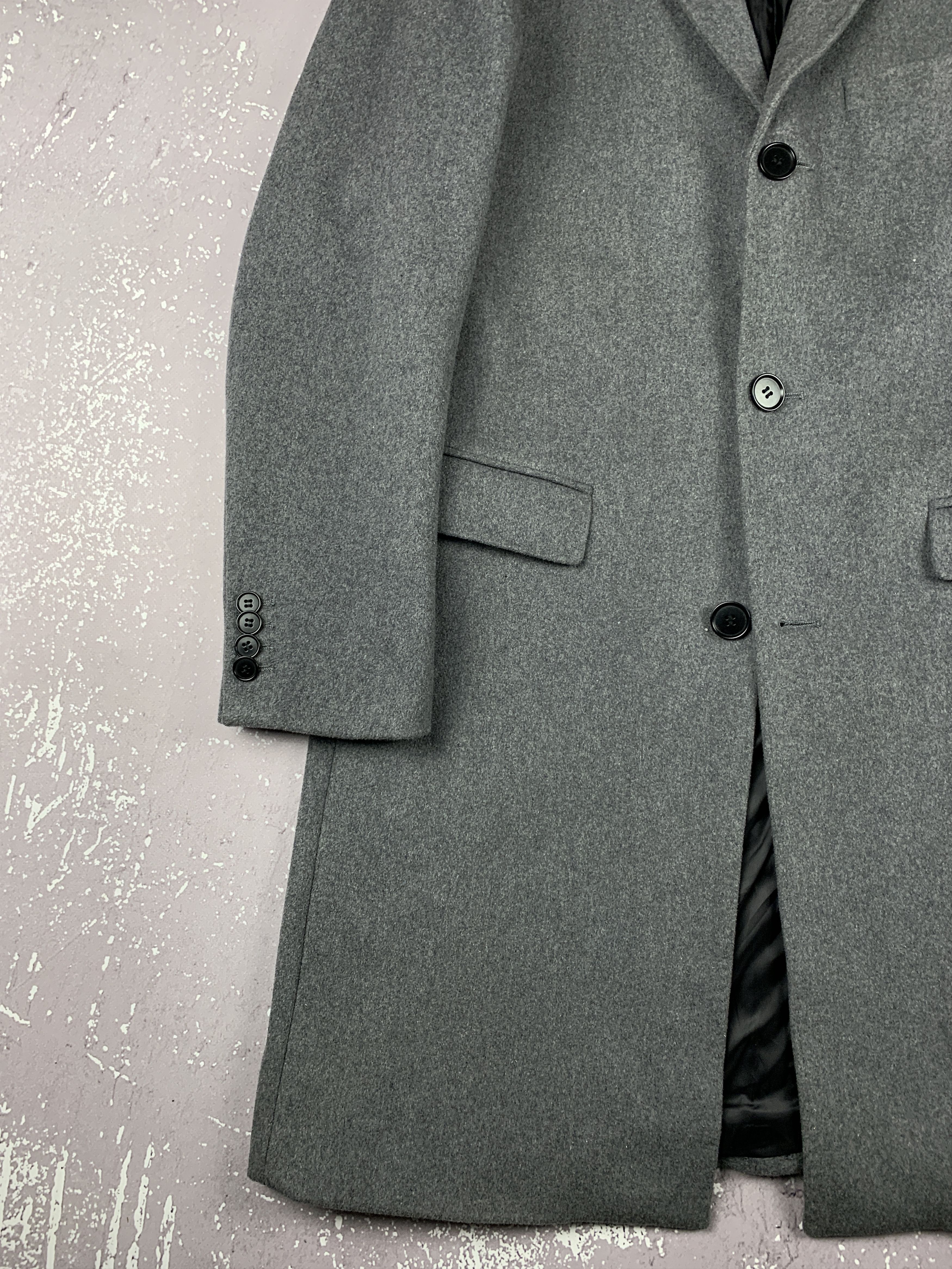 H&M H&M Light Grey Cashmere Blend Coat Size US M / EU 48-50 / 2 - 3 Thumbnail