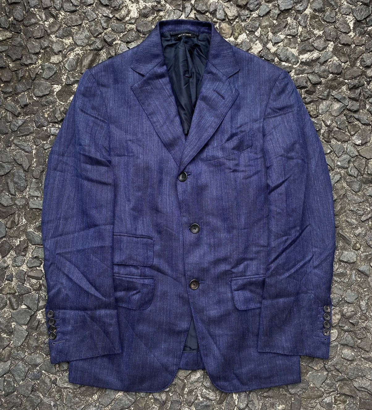 Tom Ford Tom Ford - Prince of Wales Wool Blazer Size 46S - 1 Thumbnail