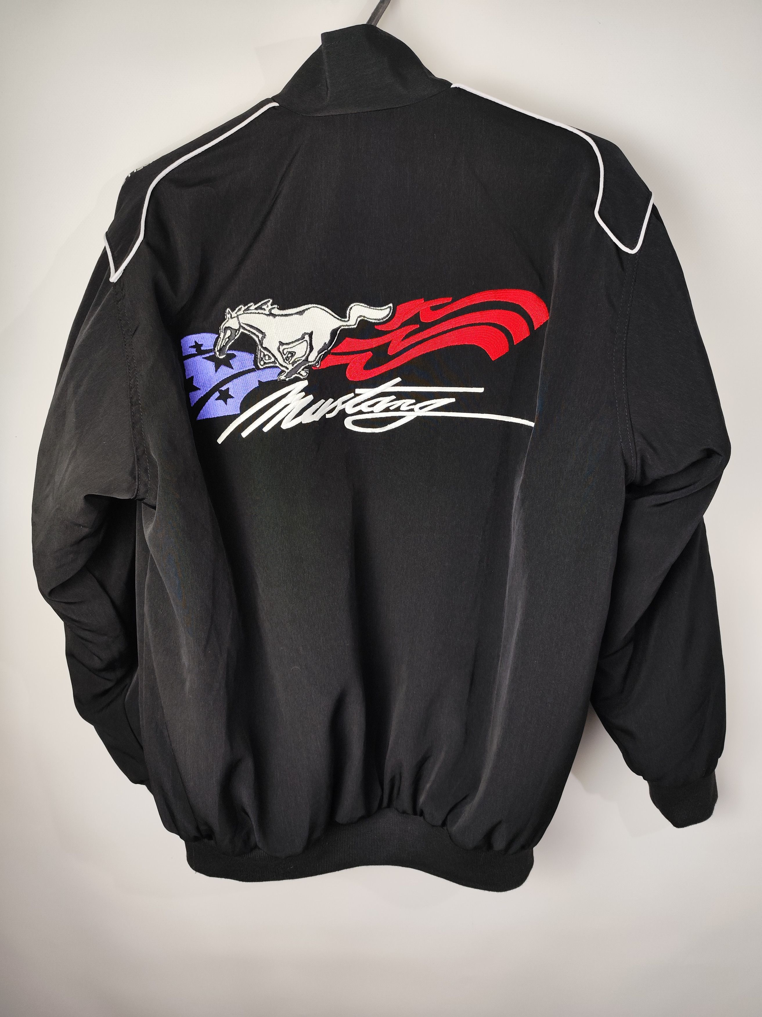 Vintage y2k Mustang GT Turbo Black Racing Jacket Formula 1