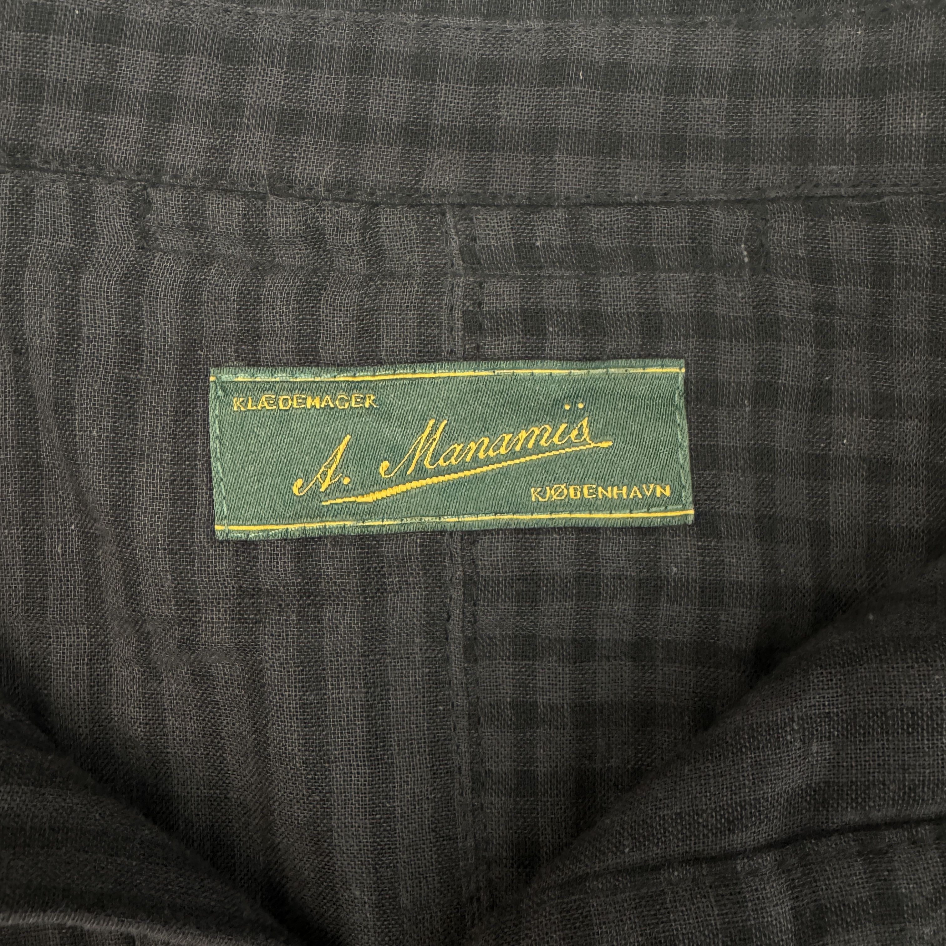 Aleksandr Manamis Aleksandr Manamis Check Shirts Black Raw Hem Size 3 Size US L / EU 52-54 / 3 - 3 Thumbnail