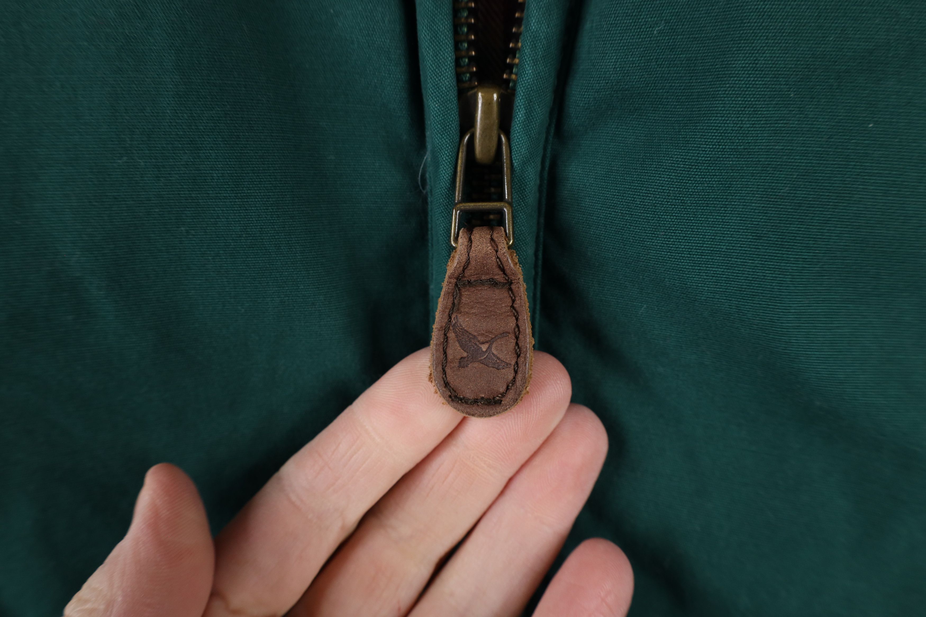 Eddie Bauer × Vintage Vintage 90s Eddie Bauer Lined Goose Down Chore Barn Jacket Size S / US 4 / IT 40 - 9 Thumbnail
