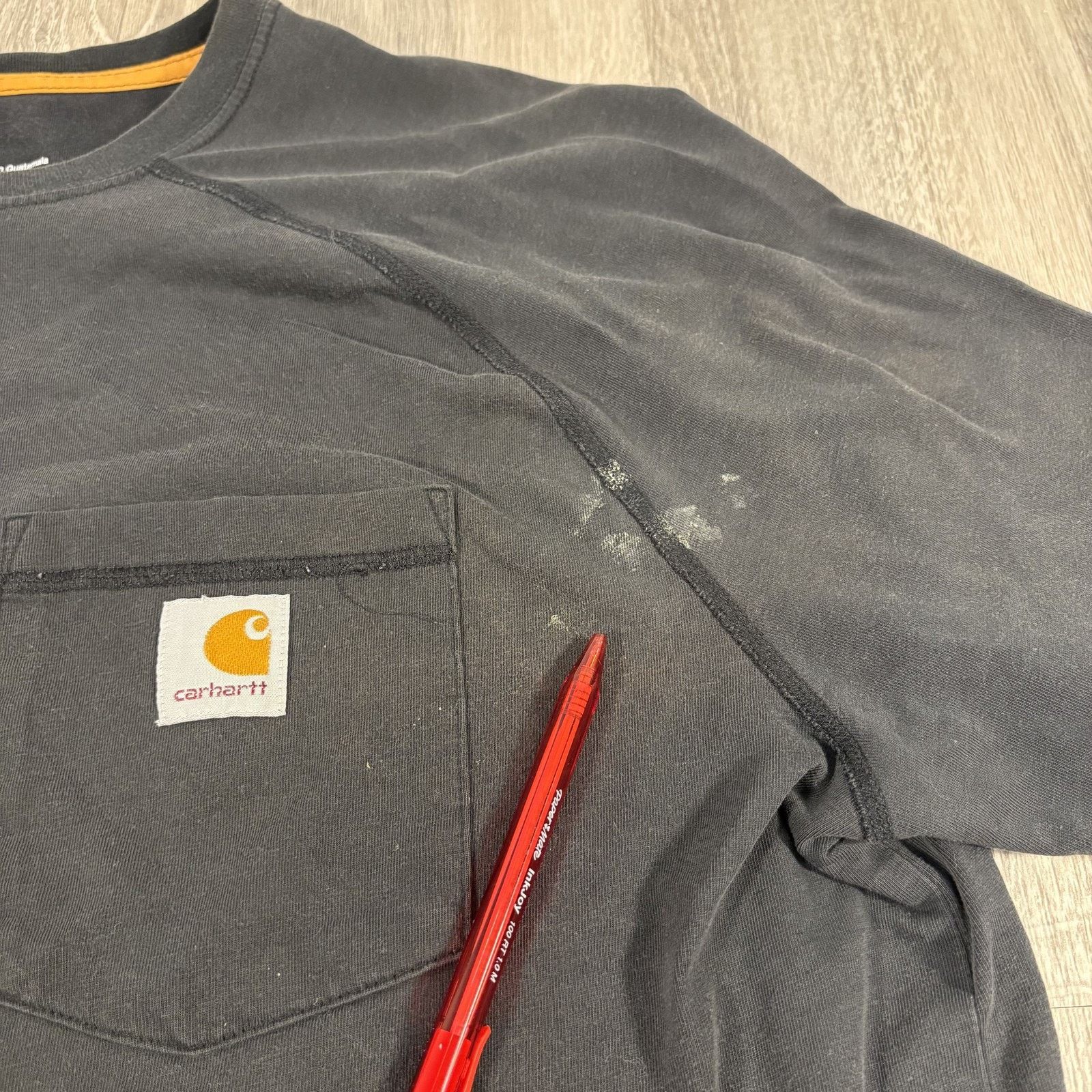 Carhartt Carhartt Men's Relaxed Fit Pocket T-Shirt Grey L Size US L / EU 52-54 / 3 - 3 Thumbnail