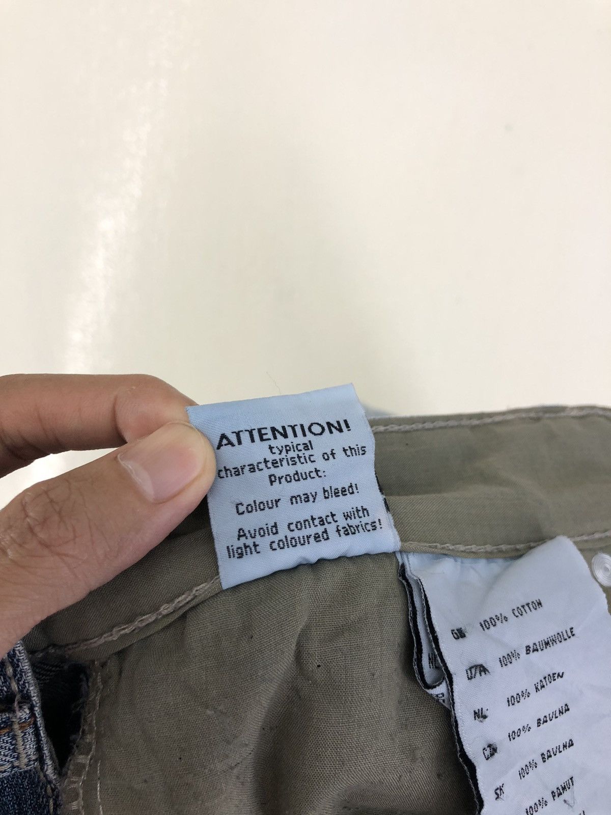 Japanese Brand Southern Menswear Distressed Faded Blue Jeans Size US 31 - 22 Thumbnail