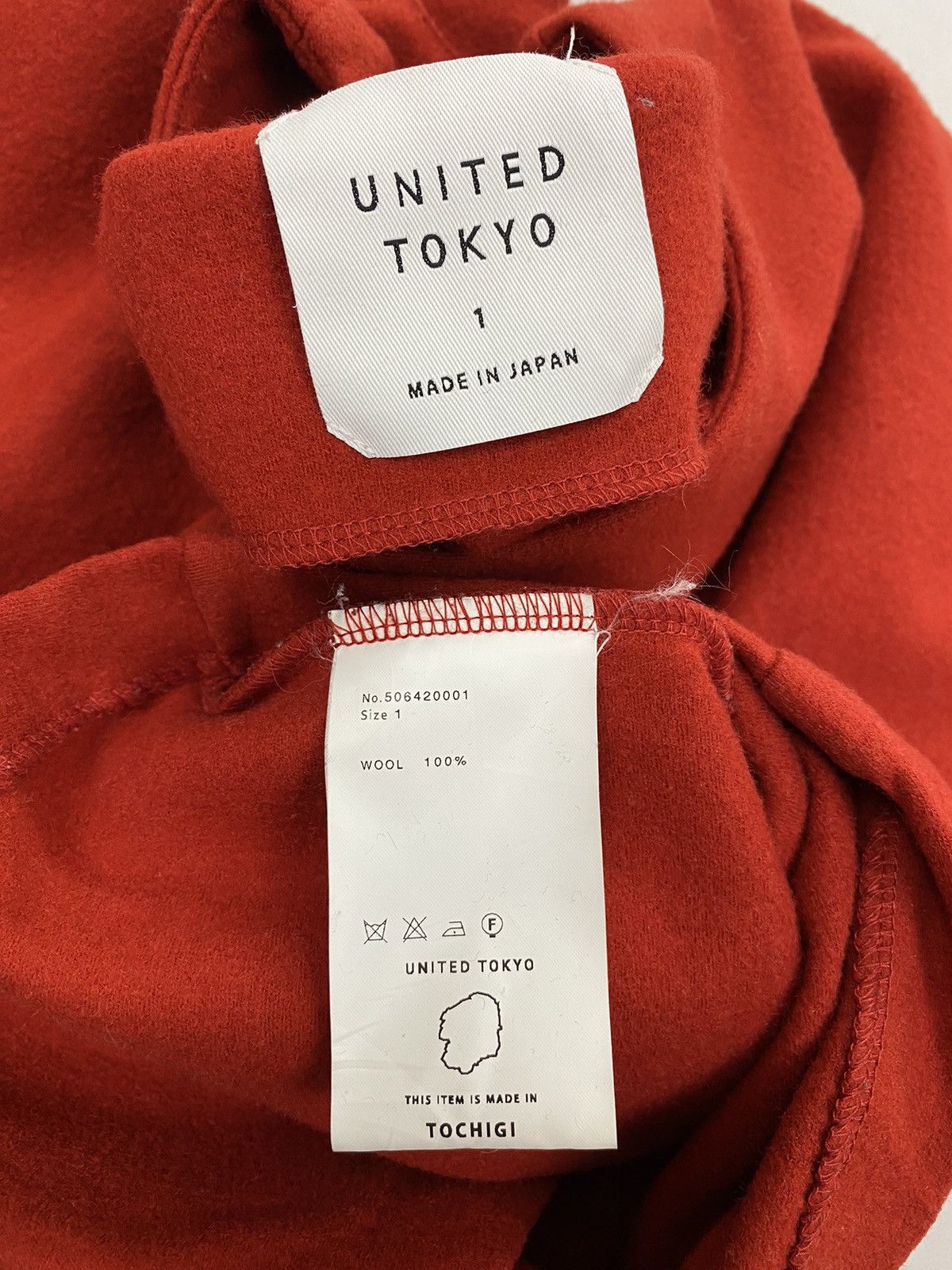 Designer × Japanese Brand United Tokyo Wool Crop Tops Size XS / US 0-2 / IT 36-38 - 7 Thumbnail