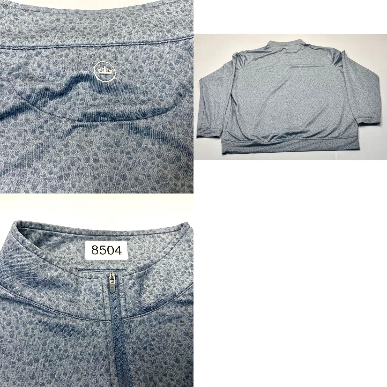 Peter Millar Vintage Peter Millar Dazed And Transfused Perth Performance 1/4 Zip Mens 2XL Cocktails Size US XXL / EU 58 / 5 - 9 Thumbnail