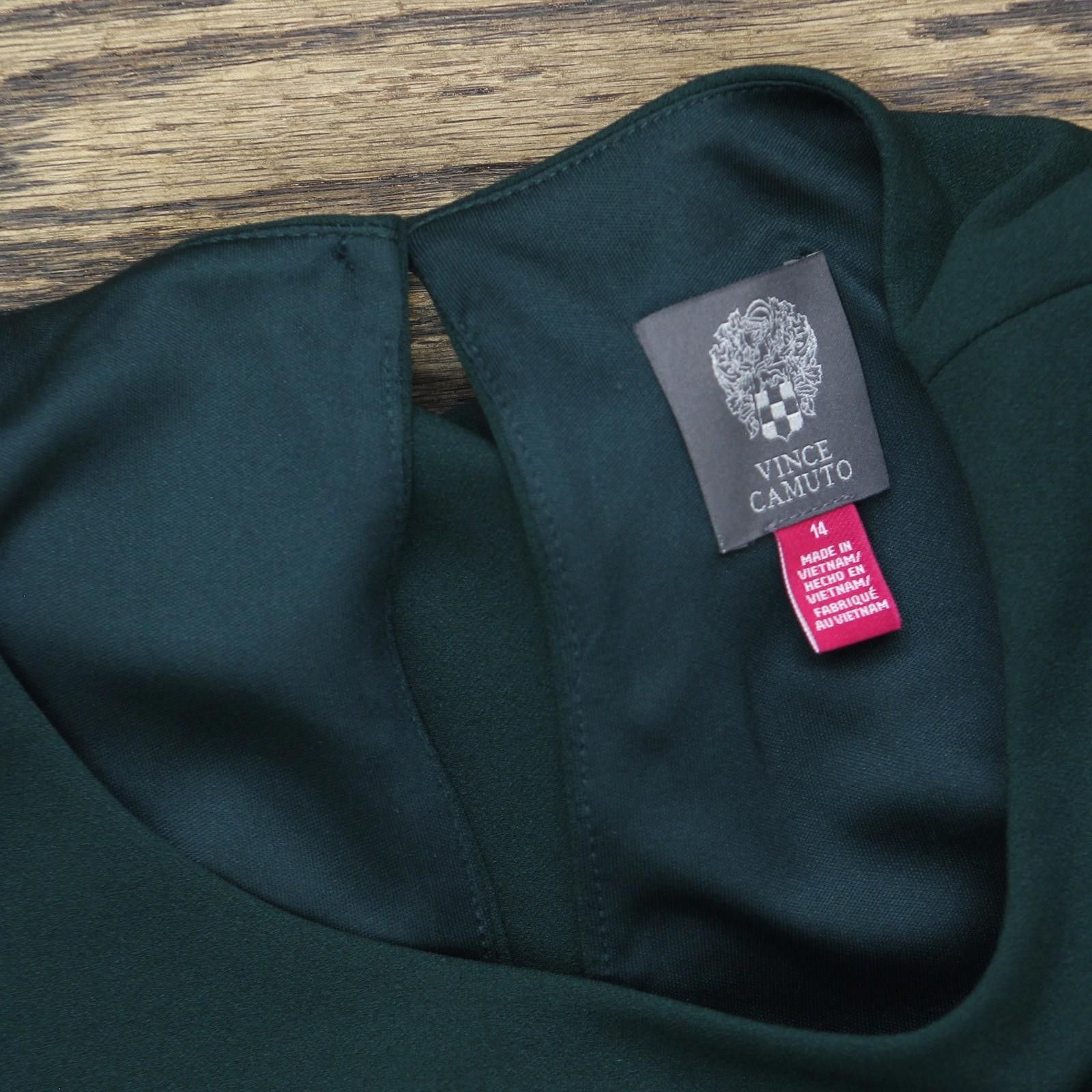 Vince Camuto Nwt Vince Camuto Bodycon Dress Vc4m5614 Hunter Green 14 Size XL / US 12-14 / IT 48-50 - 4 Thumbnail