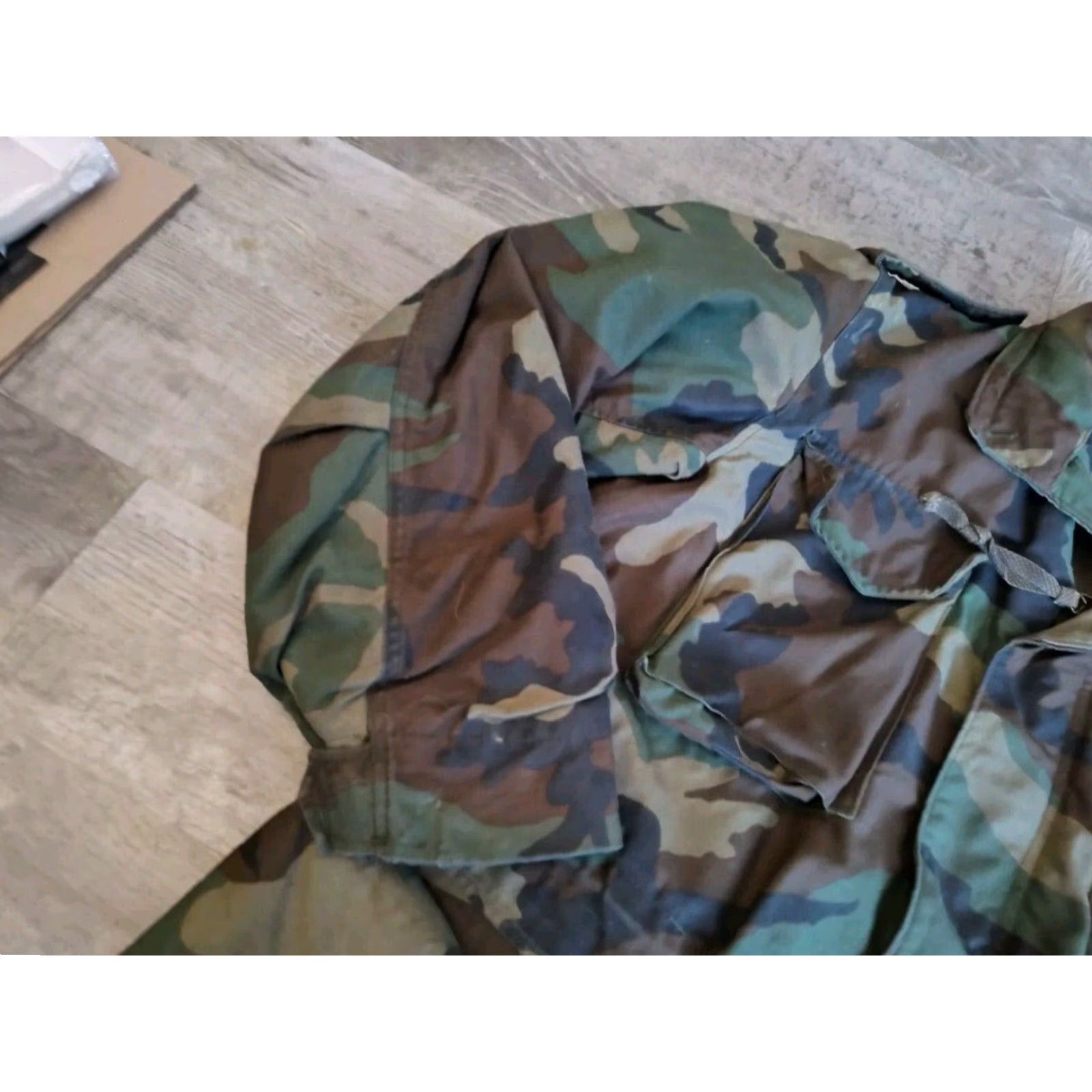 Vintage VINTAGE US ARMY Military Cold Weather Woodland Camo M65 Field Jacket Medium Size US L / EU 52-54 / 3 - 4 Thumbnail