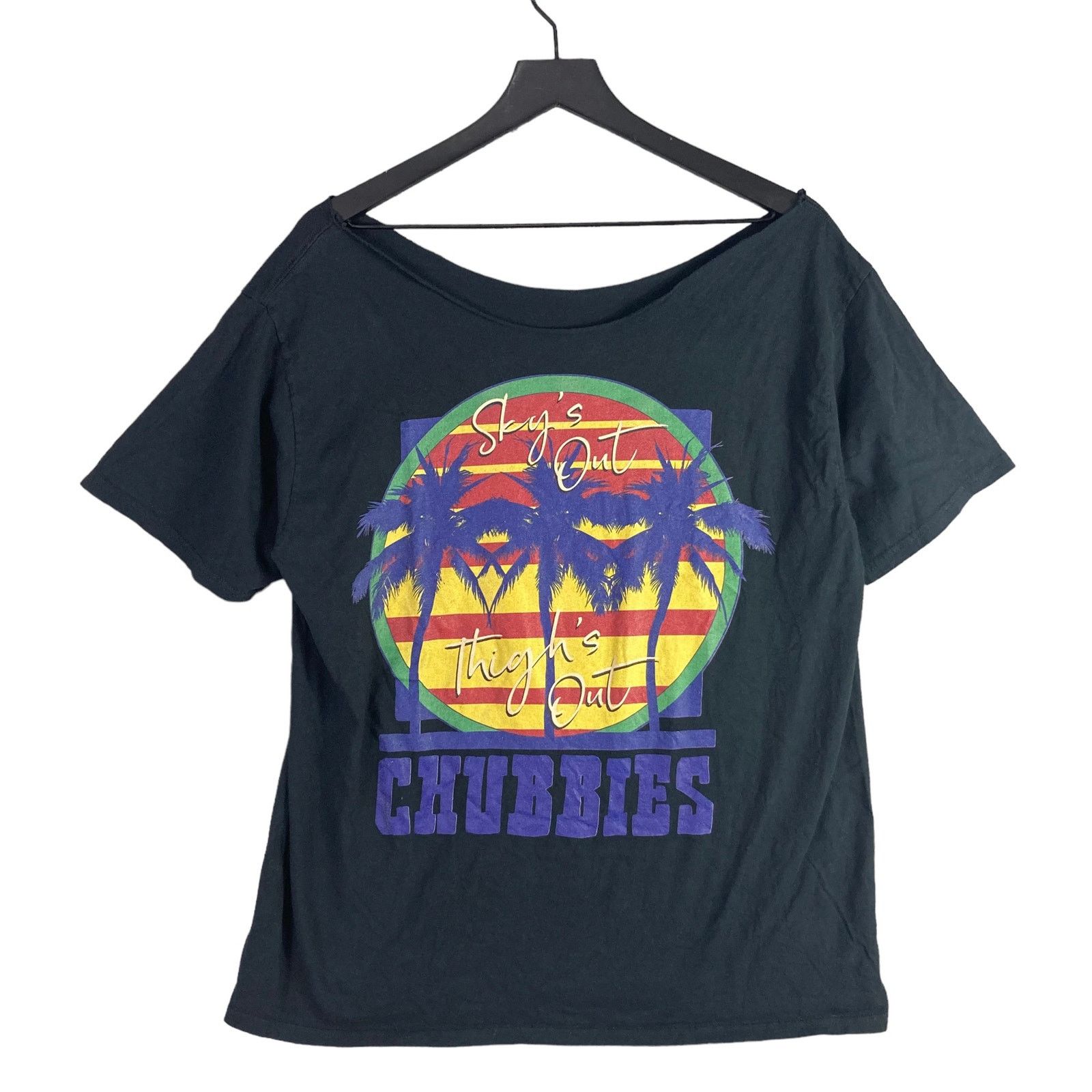 Chubbies Chubbies Distressed T-Shirt Black Size 2XL Comfortable Size XXL / US 16-18 / IT 52-54 - 1 Thumbnail