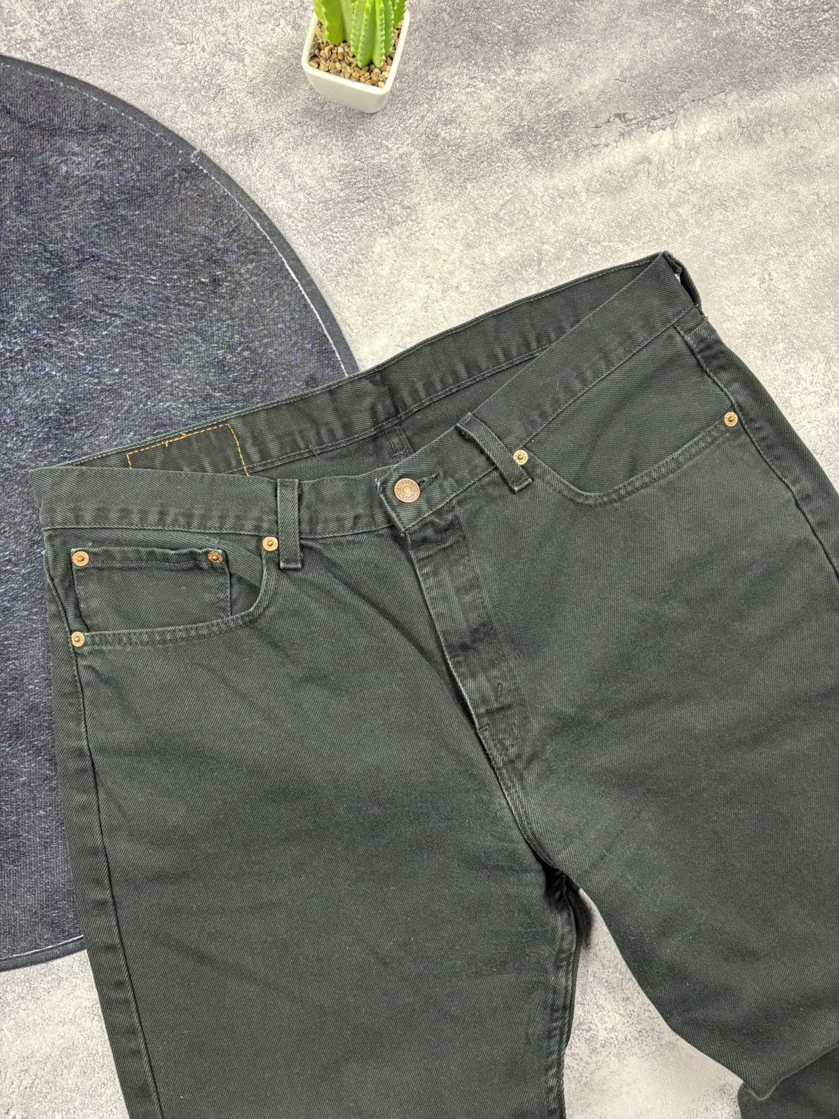 Levi's Vintage Clothing LEVIS Vintage Black Denim Baggy Jeans Pants Streetwear Hype Size US 38 / EU 54 - 11 Thumbnail