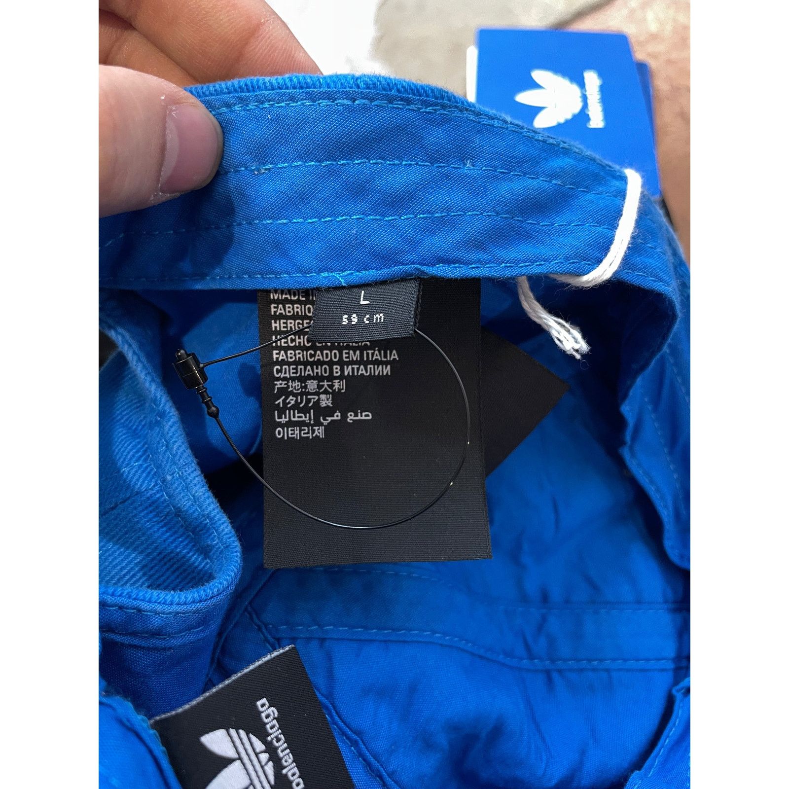 Balenciaga Balenciaga Adidas Blue Cap Size ONE SIZE - 4 Thumbnail