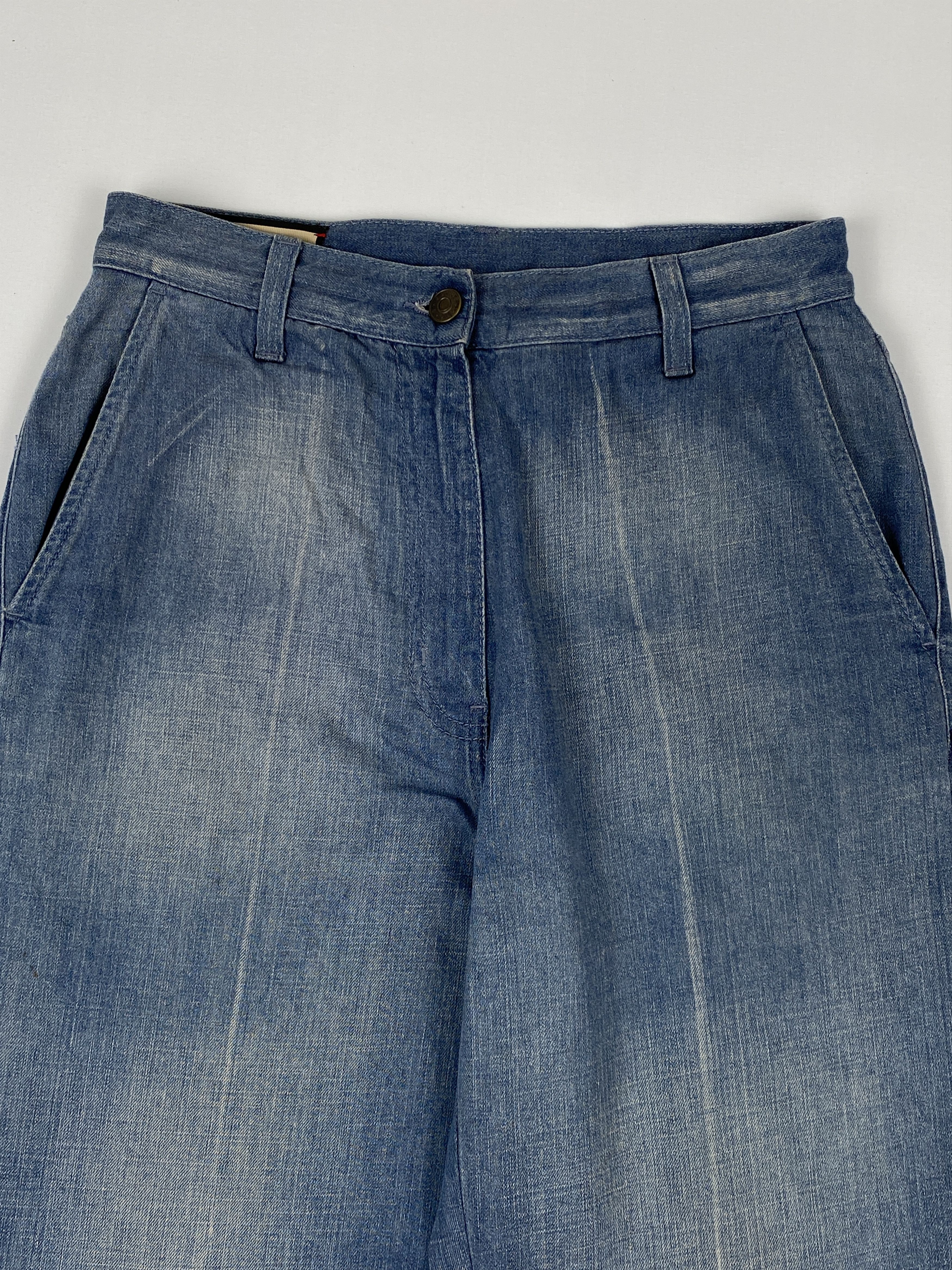 Gucci Washed Denim Jeans Size 26" / US 2 / IT 38 - 3 Thumbnail
