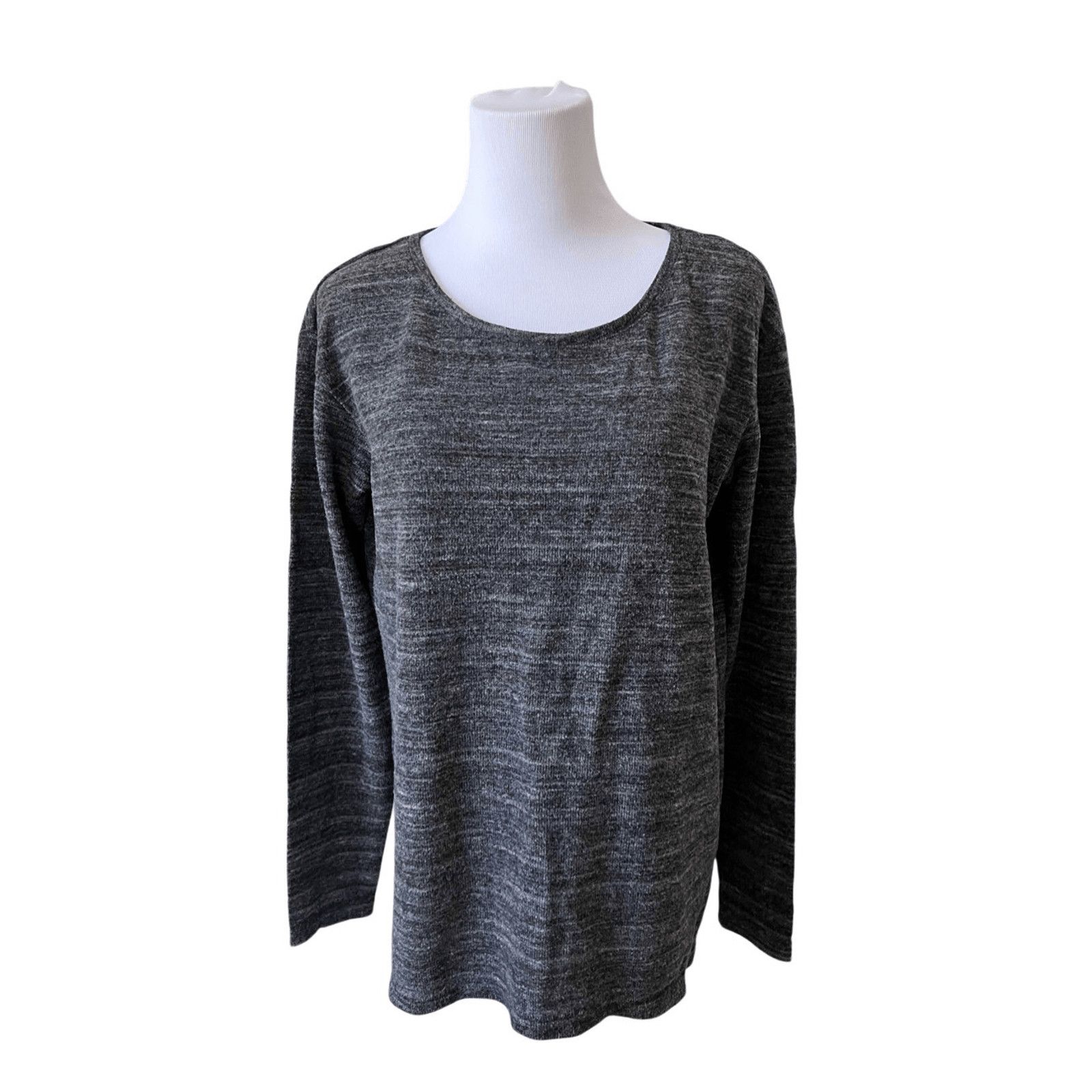 Columbia Columbia Hearth Pullover LS Charcoal Gray Top Shirt LARGE Size L / US 10 / IT 46 - 1 Thumbnail
