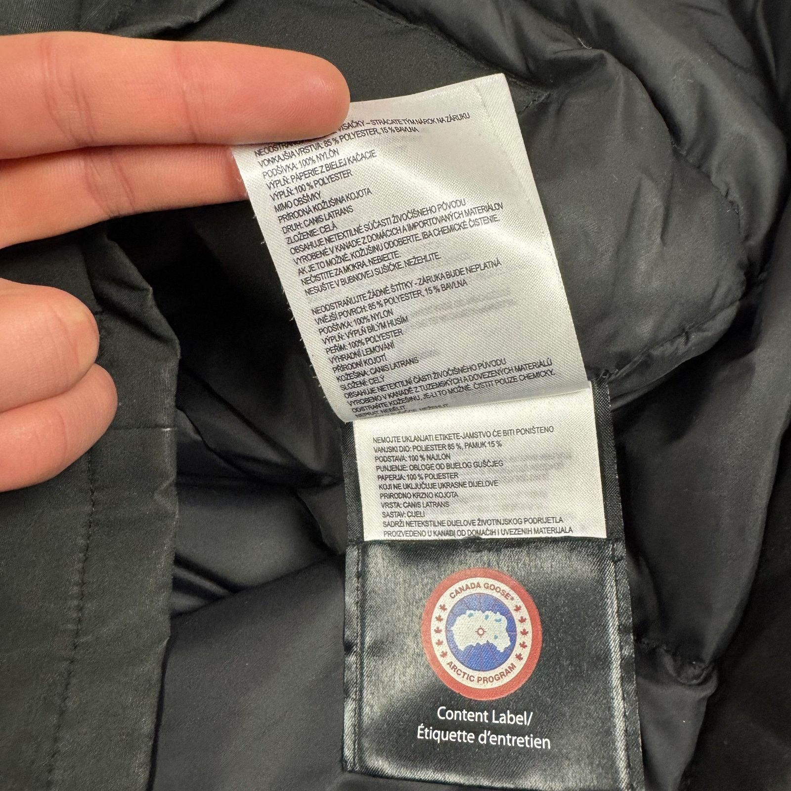 Canada Goose Canada Goose Black Hooded Full Zip Parka Jacket Small Size S / US 4 / IT 40 - 17 Thumbnail