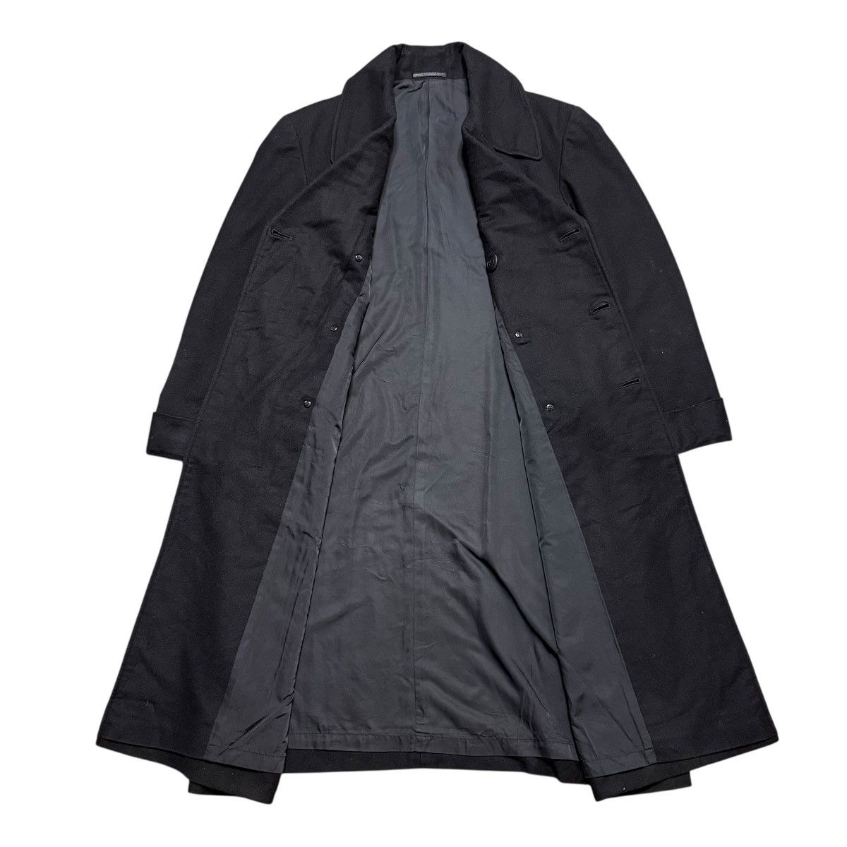 Yohji Yamamoto Yohji Yamamoto Pour Homme 80s Runway Double Breasted Coat Size US M / EU 48-50 / 2 - 11 Thumbnail