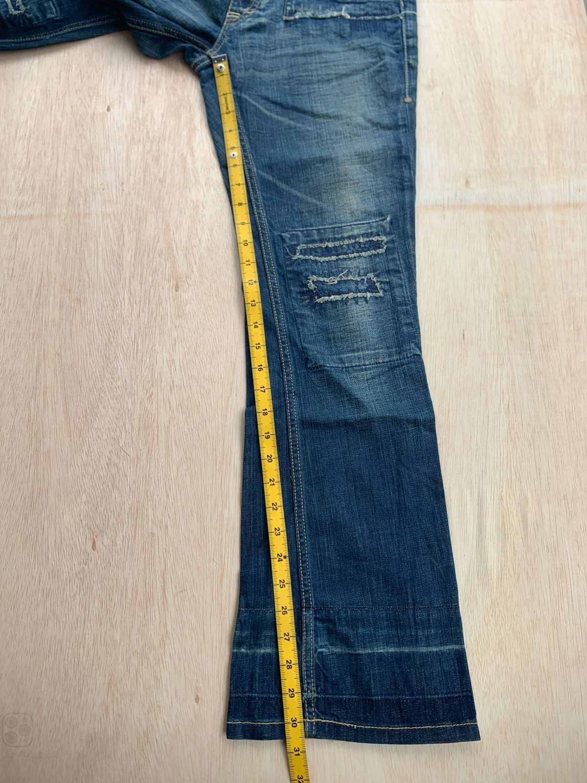 Hysteric Glamour × If Six Was Nine × Japanese Brand Distressed Denim By Jimmy Taverniti Jeans Size US 32 / EU 48 - 13 Thumbnail