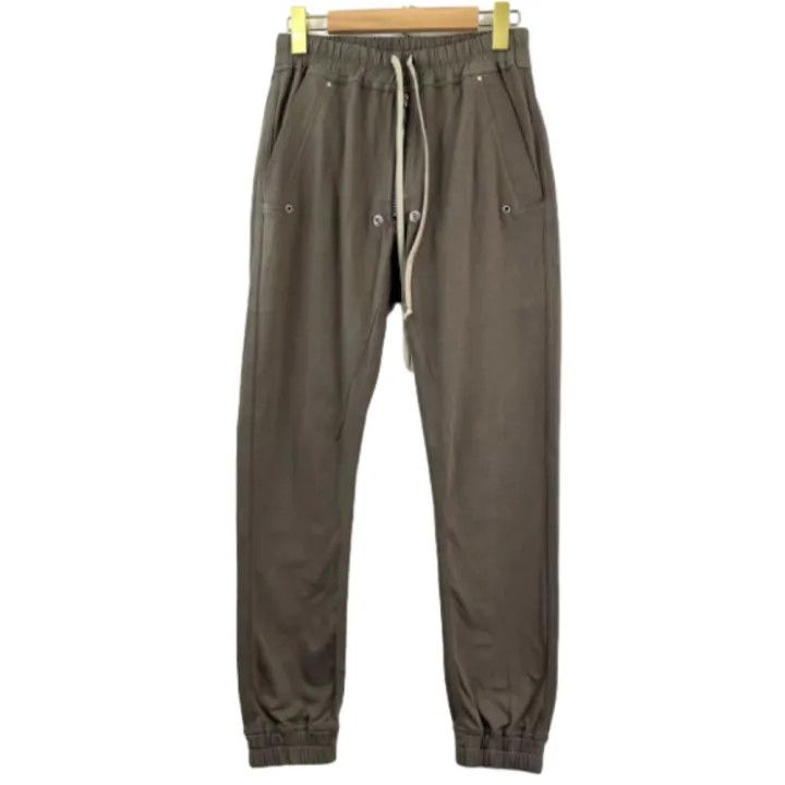 Rick Owens Drawstring Straight Pants in Gray 0079
