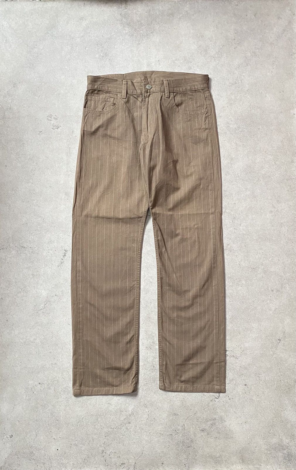 Beams Plus Vintage beams stripe herringbone pants Size US 30 / EU 46 - 3 Thumbnail