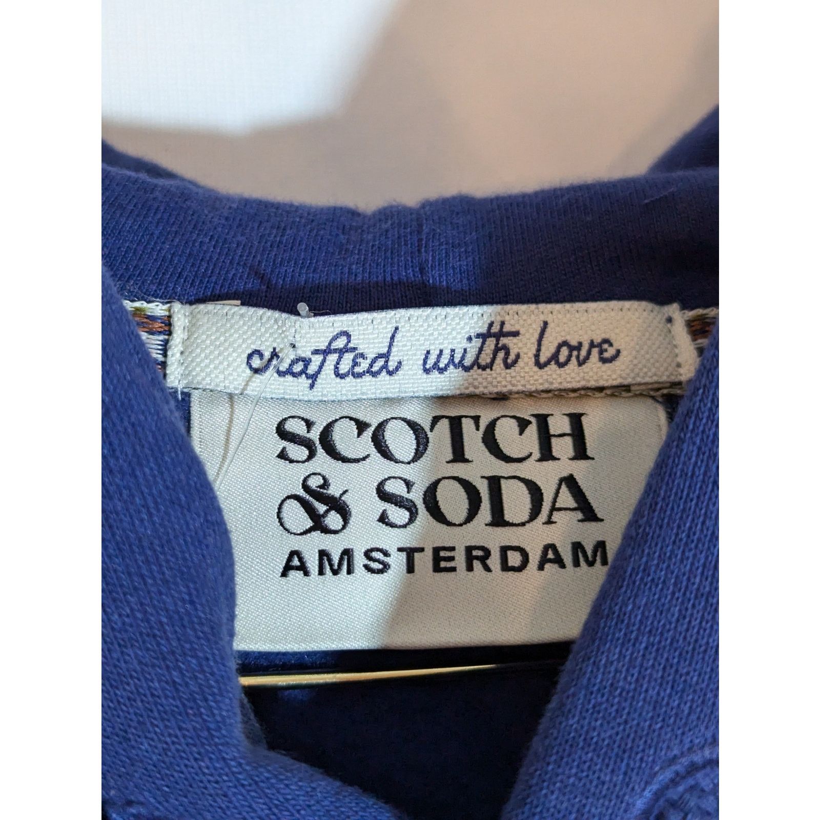 Scotch & Soda Scotch & Soda Embroidered Relaxed Fit Fleece Evening Skies Size US XL / EU 56 / 4 - 3 Thumbnail