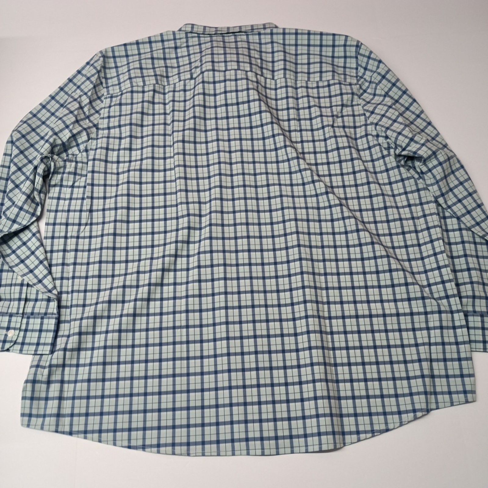 St. Johns Bay St John’s Bay Shirt Men's Size 2XL XXL Blue Haze Grid Check Size US XXL / EU 58 / 5 - 8 Thumbnail