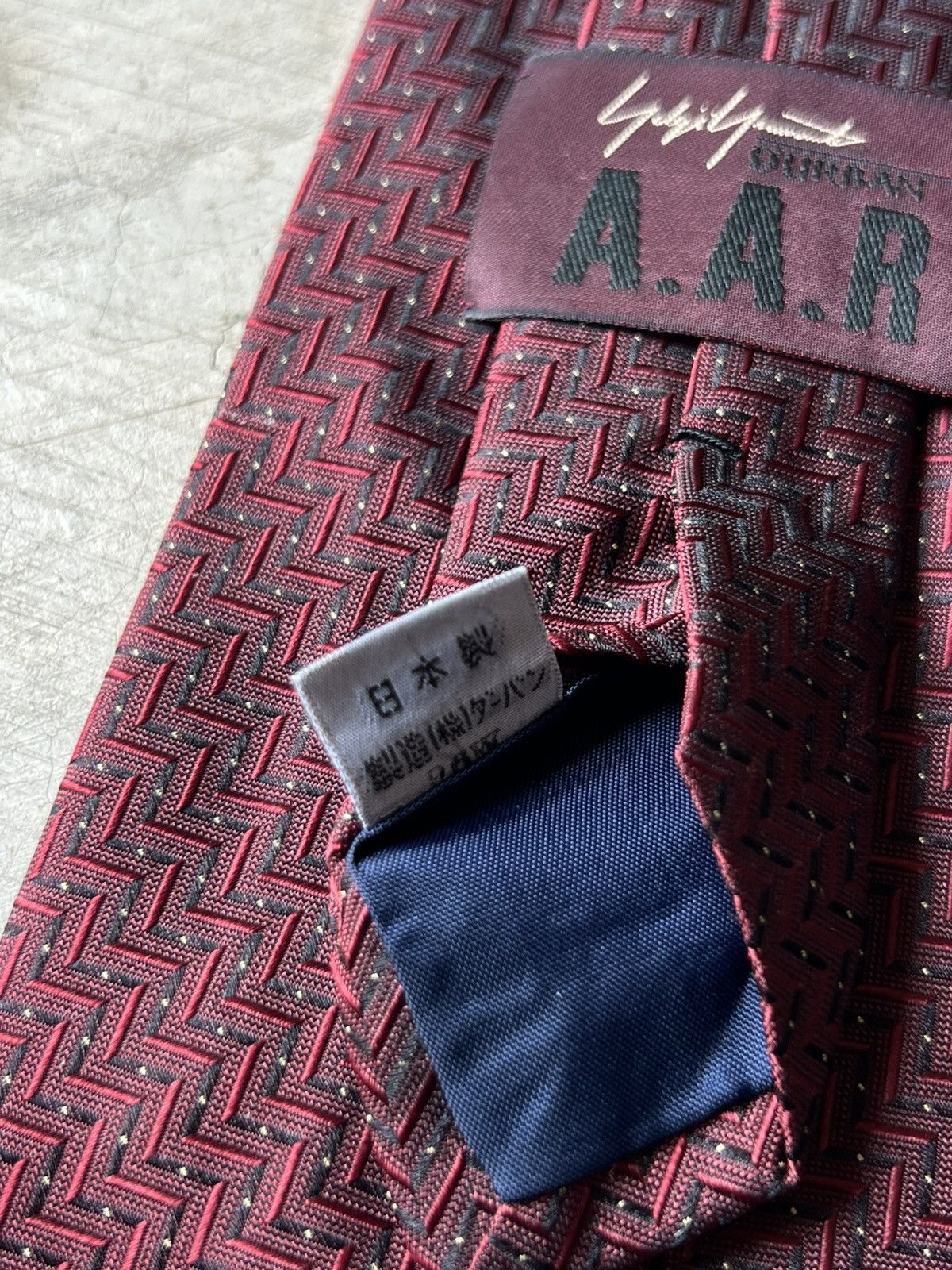 Yohji Yamamoto Yohji yamamoto japan tie Japanese necktie ysaccs Size ONE SIZE - 3 Thumbnail