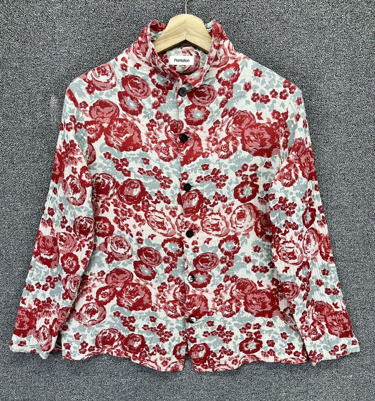 Flannel Vintage Issey Miyake Plantation Flowers Button Up Flannel Size M / US 6-8 / IT 42-44 - 1 Thumbnail