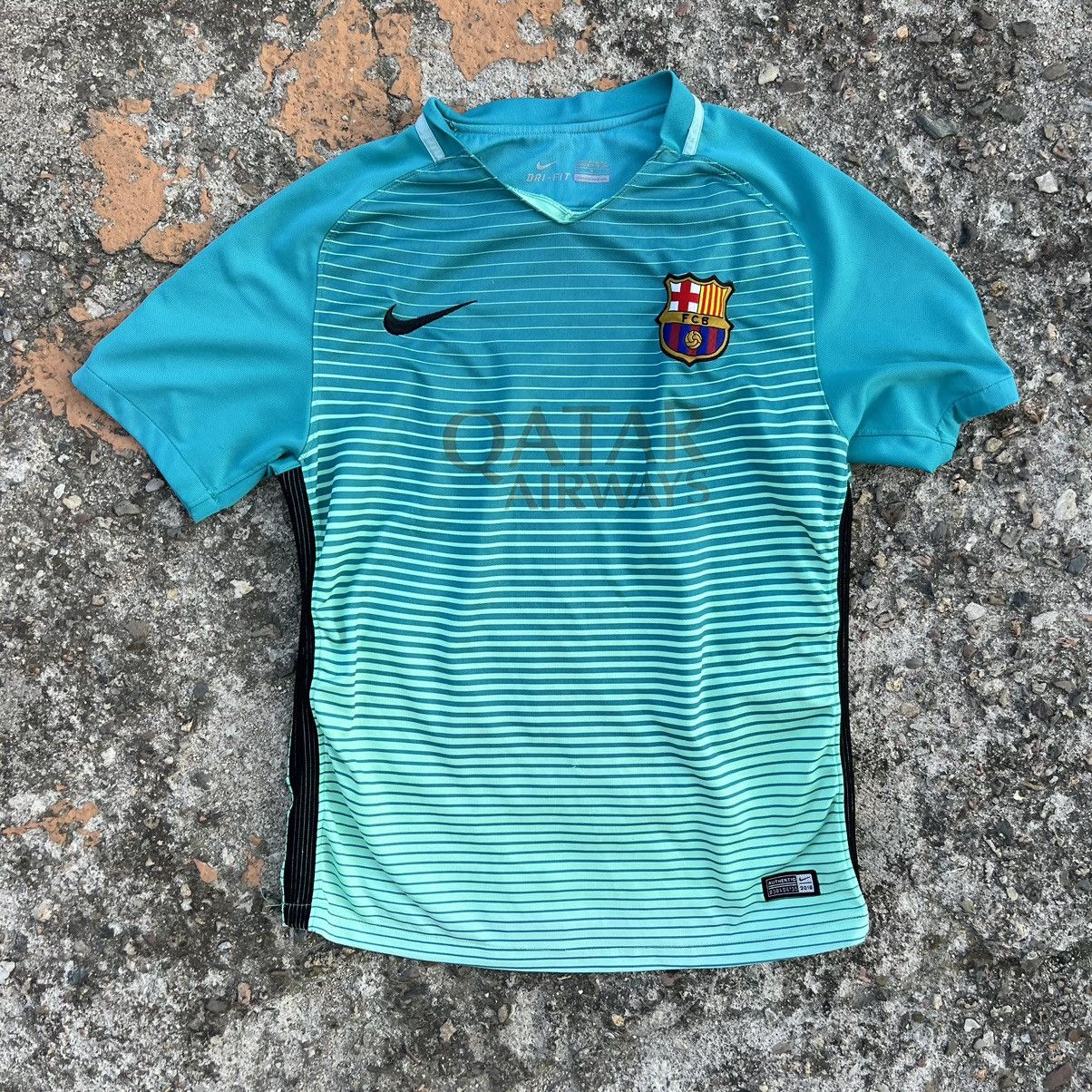 Nike 00s Vintage Nike F.C.B Barca 2008/09 Home Kit Soccer Jersey Size US M / EU 48-50 / 2 - 1 Thumbnail