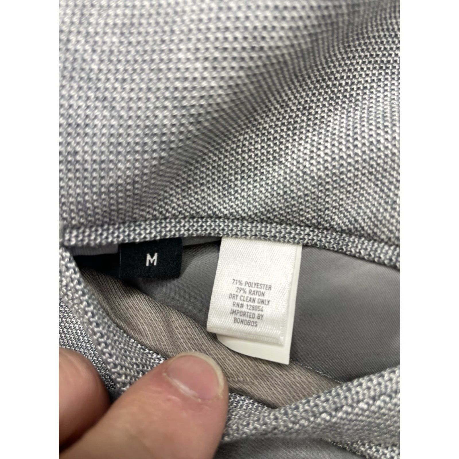 Bonobos Bonobos Blazer Jacket Slim Two-Button Notch Lapel Gray Mens M Size 40R - 5 Thumbnail