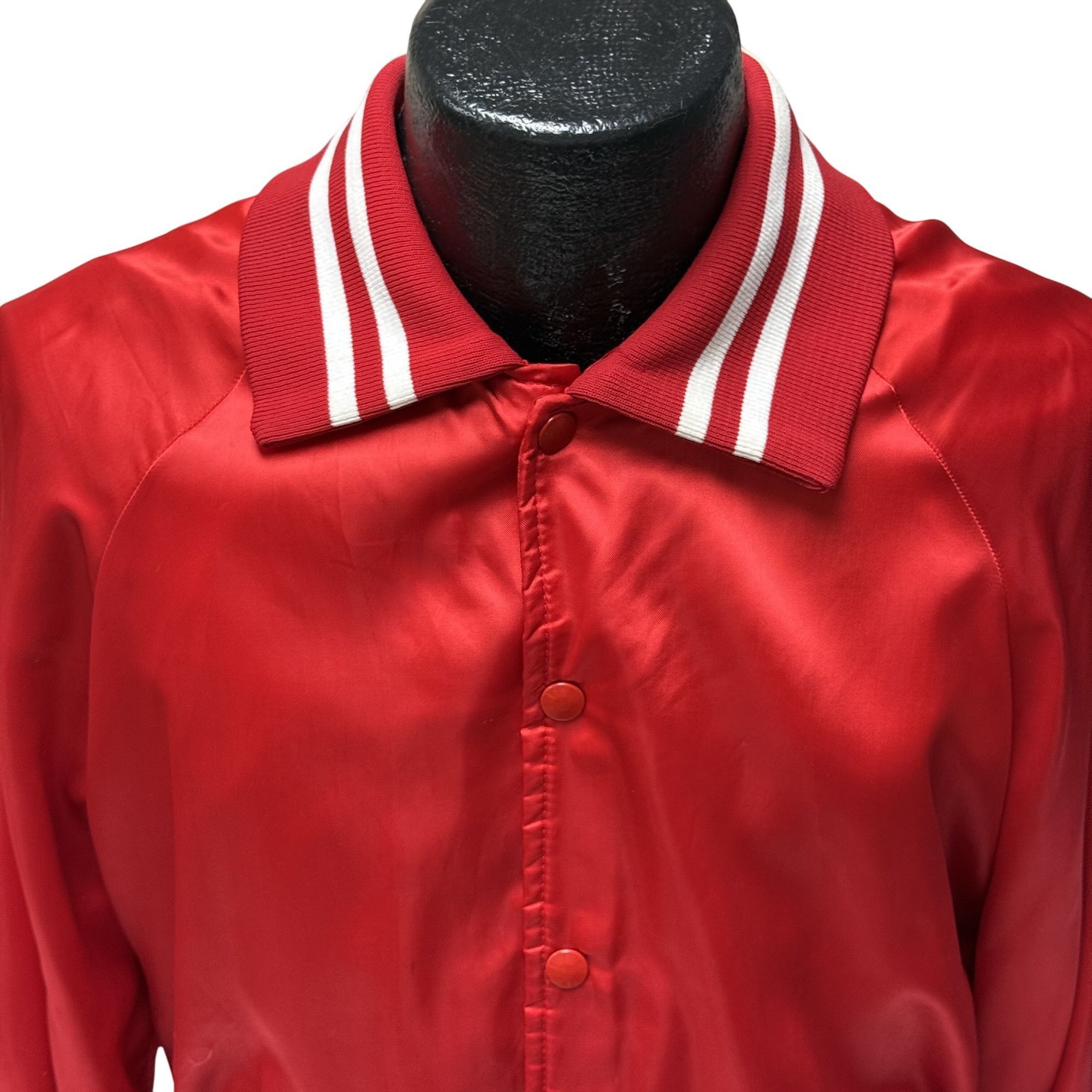 Other Vtg Howie Shiny MALL VISION The RED MACHINE Bomber Size US L / EU 52-54 / 3 - 14 Thumbnail