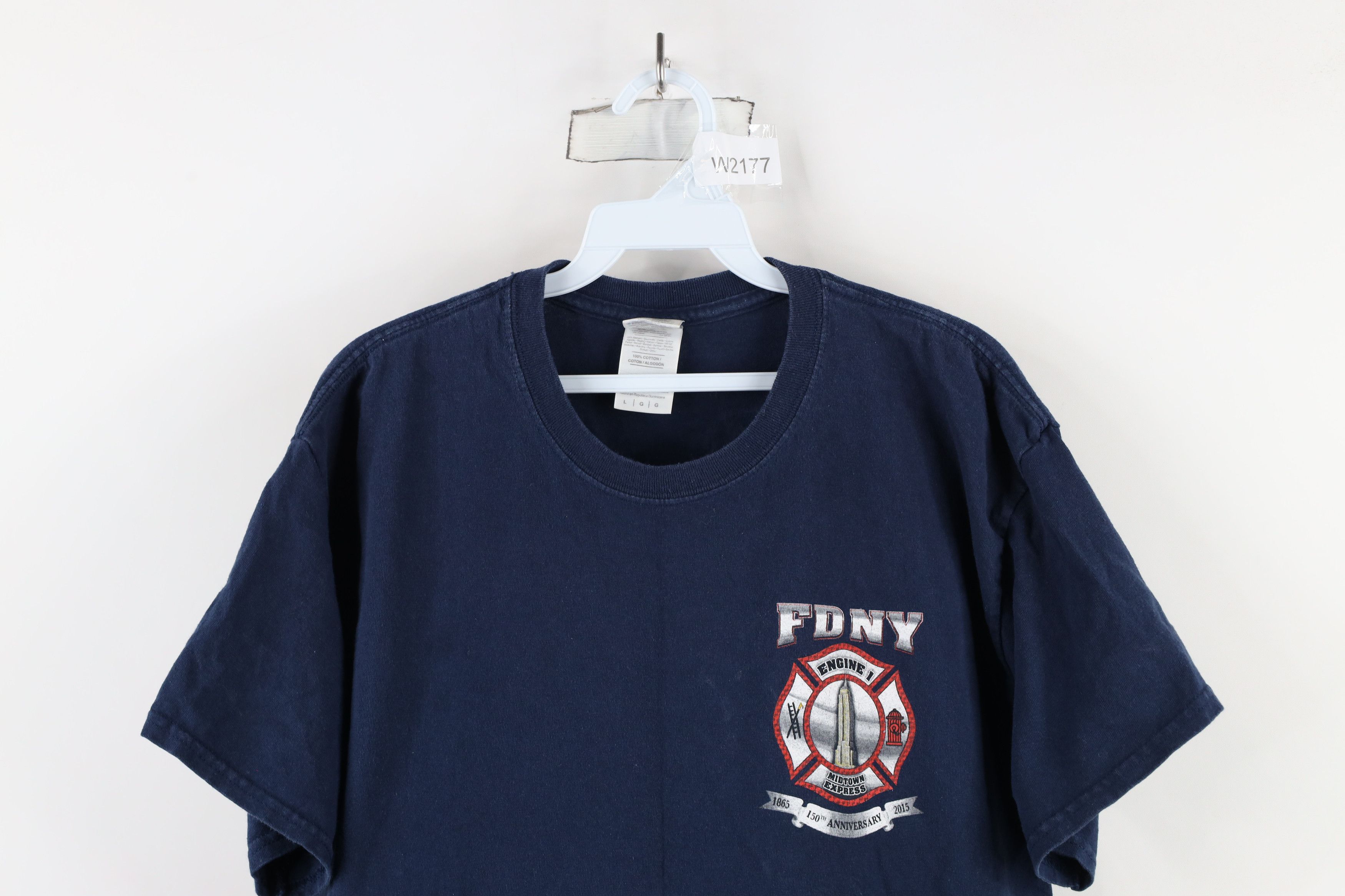 Vintage Vintage Y2K 1 Midtown Express FDNY 150th Anniversary T-Shirt Size US L / EU 52-54 / 3 - 2 Thumbnail