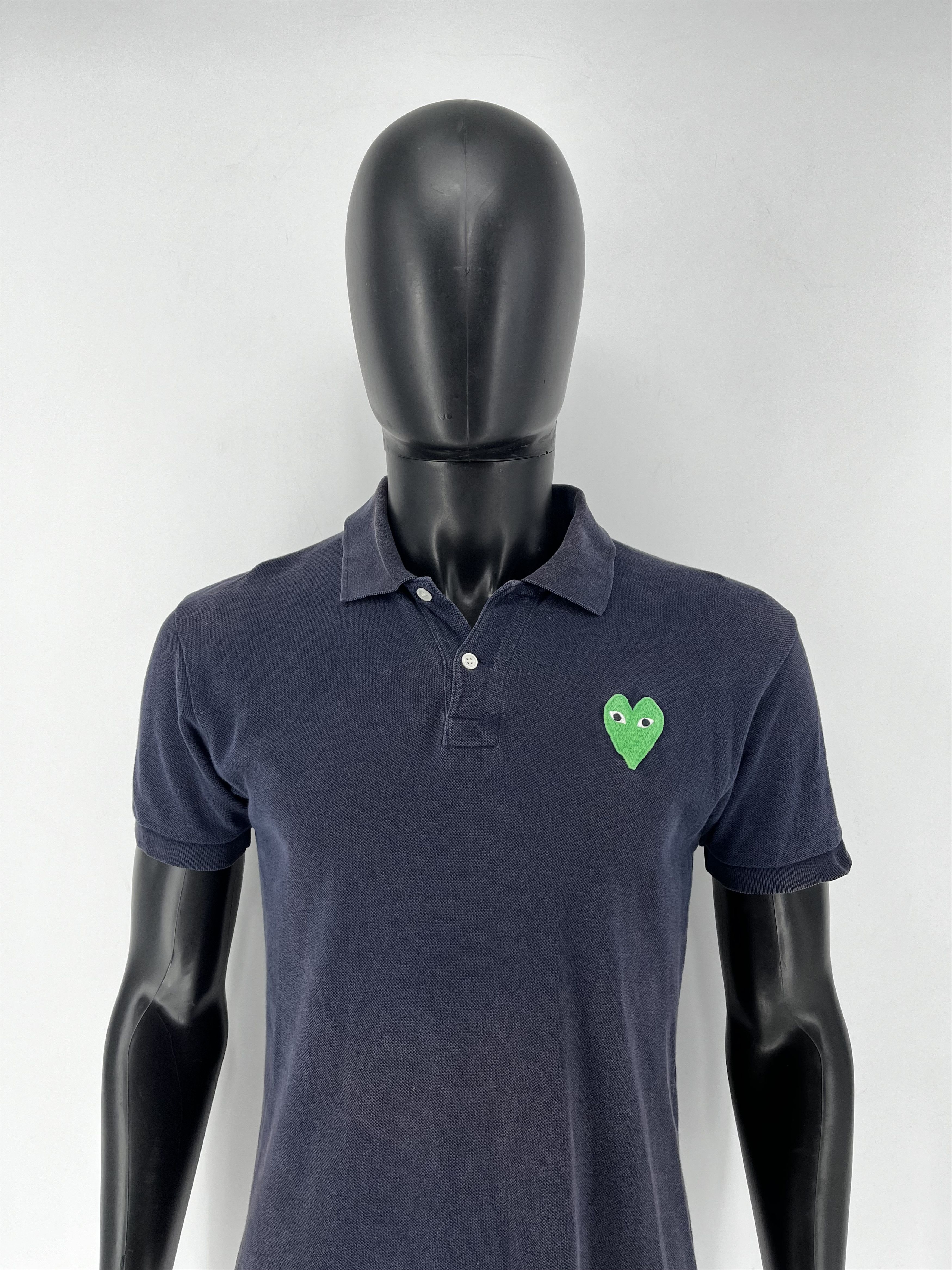 Comme Des Garcons Play Polo Navy | Grailed