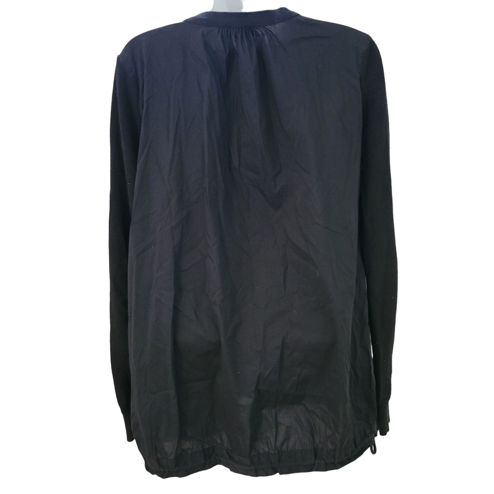 Vintage Cabi Black Windbreaker Cardigan Sweater S Button Up Pockets Size S / US 4 / IT 40 - 3 Thumbnail