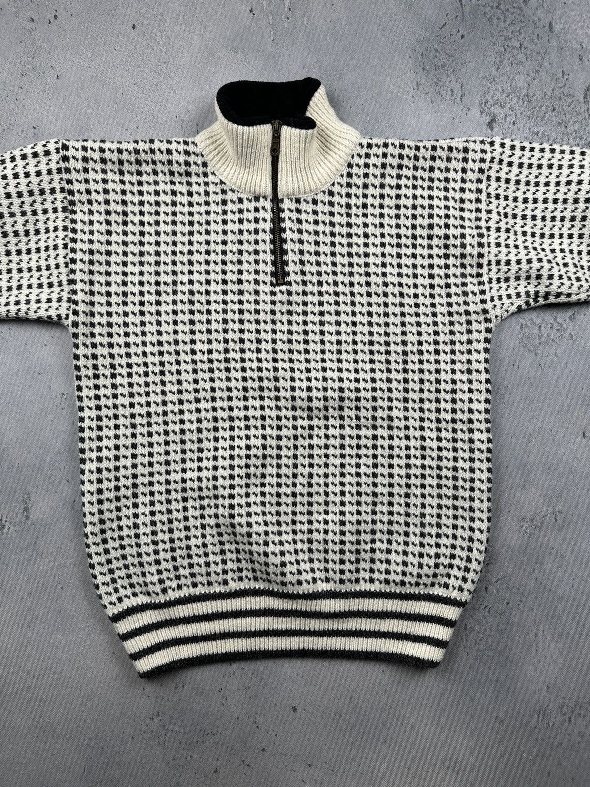 Dale Of Norway Norwool Norway Half Zip Wool Nordic Knitted Sweater Vintage Size US M / EU 48-50 / 2 - 3 Thumbnail