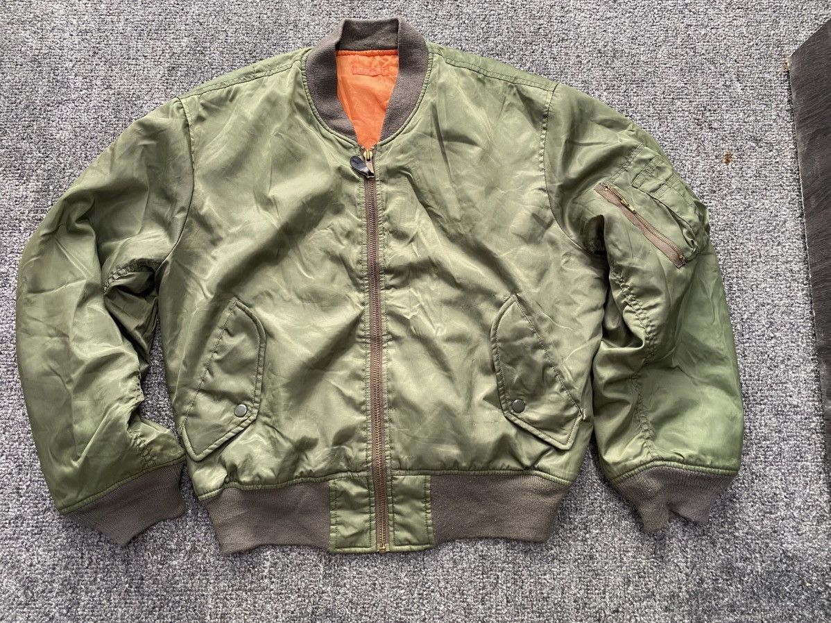 Uniqlo uniqlo MA-1 U.S. Air Force bomber jacket, made of flight Size US XL / EU 56 / 4 - 1 Thumbnail