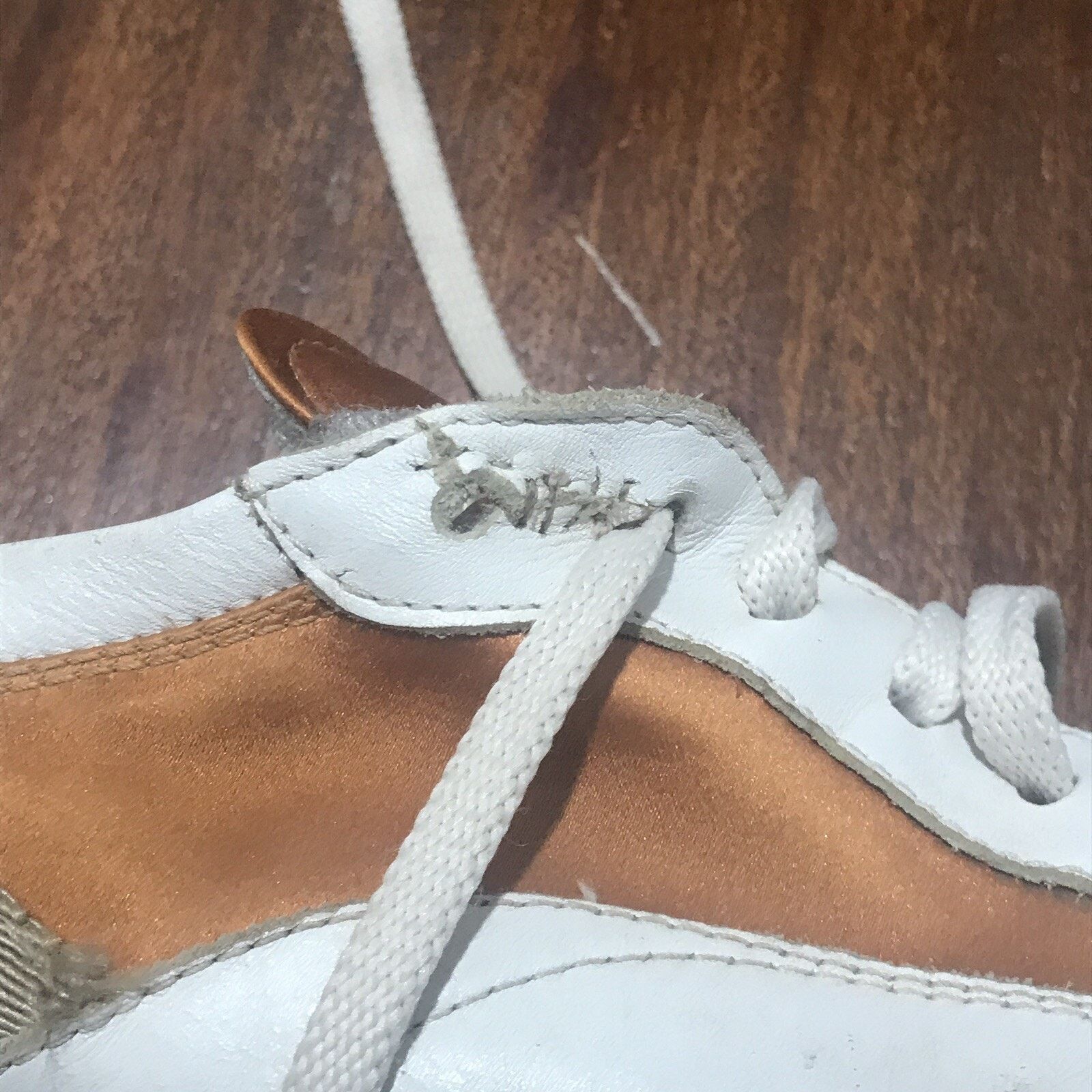 Salvatore Ferragamo Salvatore Ferragamo Sneaker leather Shoes Made Italy orange Size US 10 / EU 43 - 8 Thumbnail