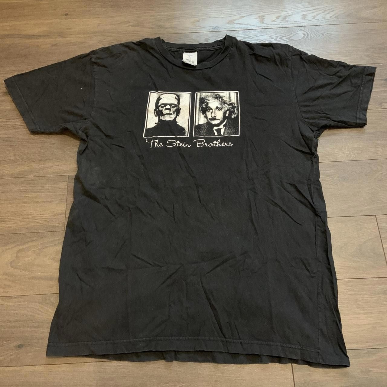 Designer Vintage The Stein Brothers T Shirt Frankenstein Einstein Size US L / EU 52-54 / 3 - 3 Thumbnail