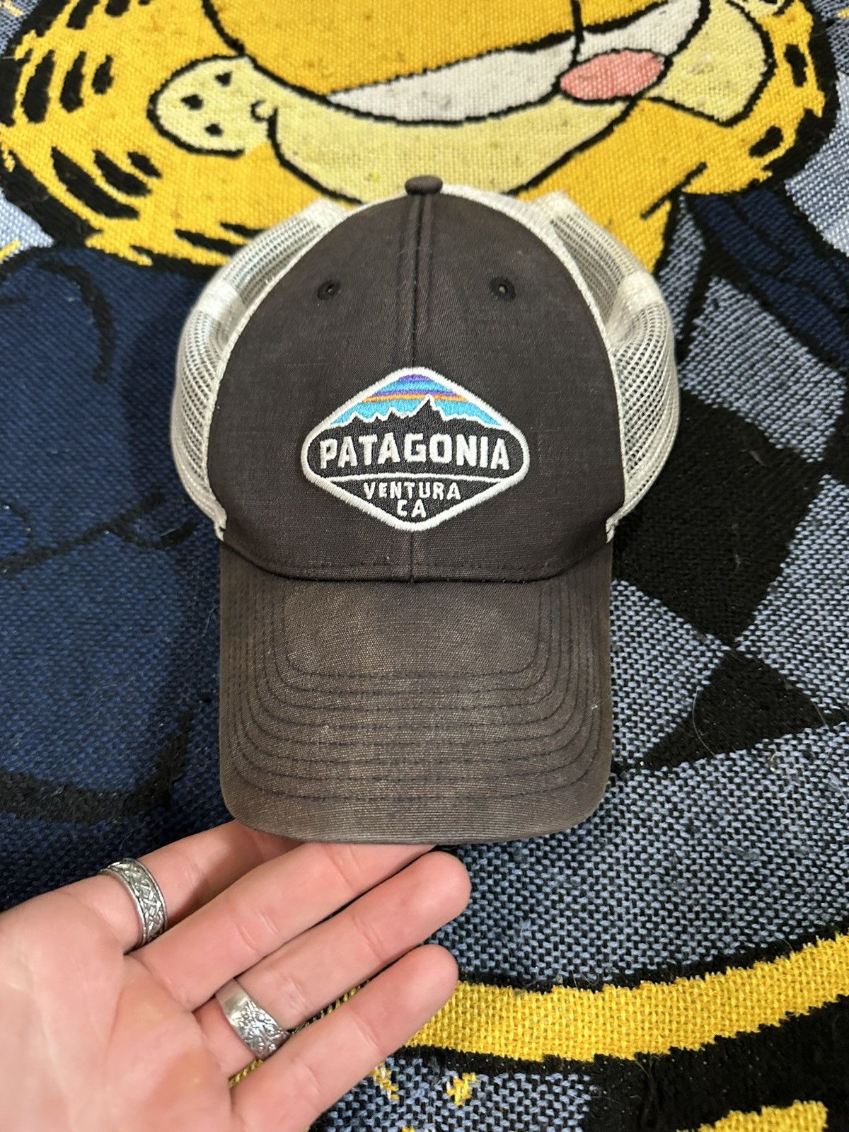 Patagonia Vintage Patagonia Ventura California Mesh Hat Trucker Size ONE SIZE - 4 Thumbnail