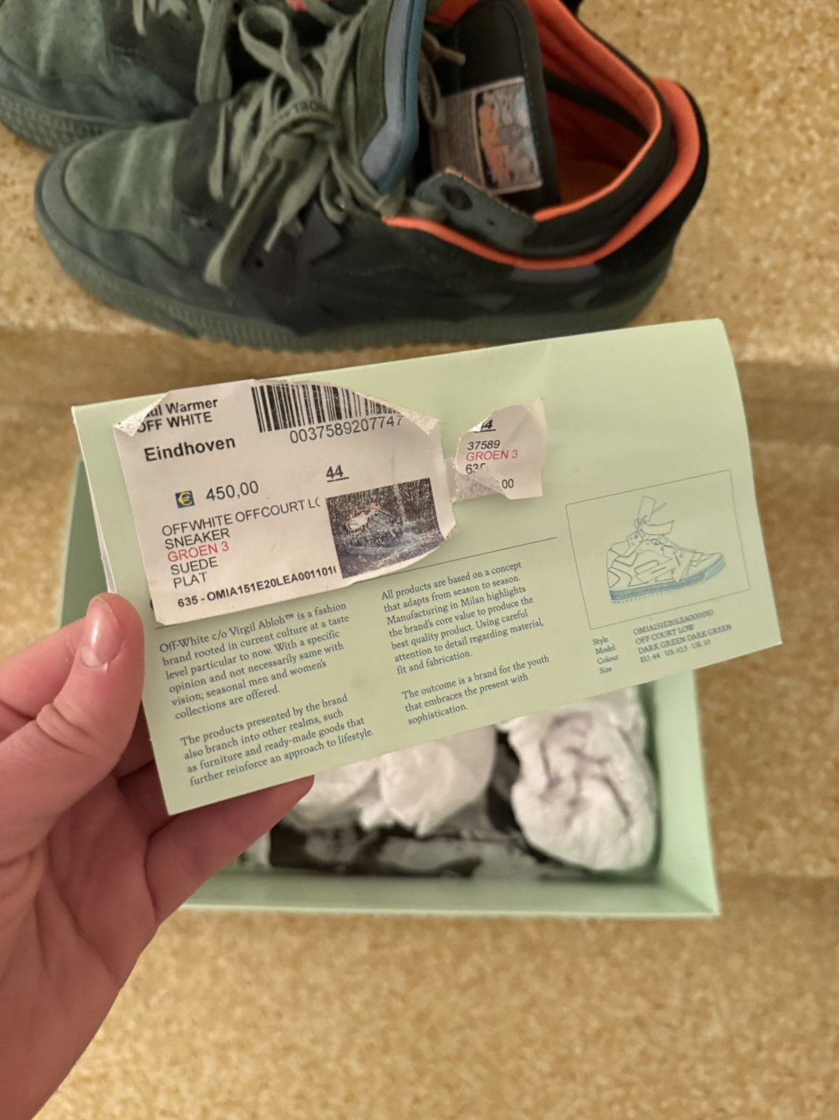 Off-White off white low court Size US 10 / EU 43 - 5 Thumbnail