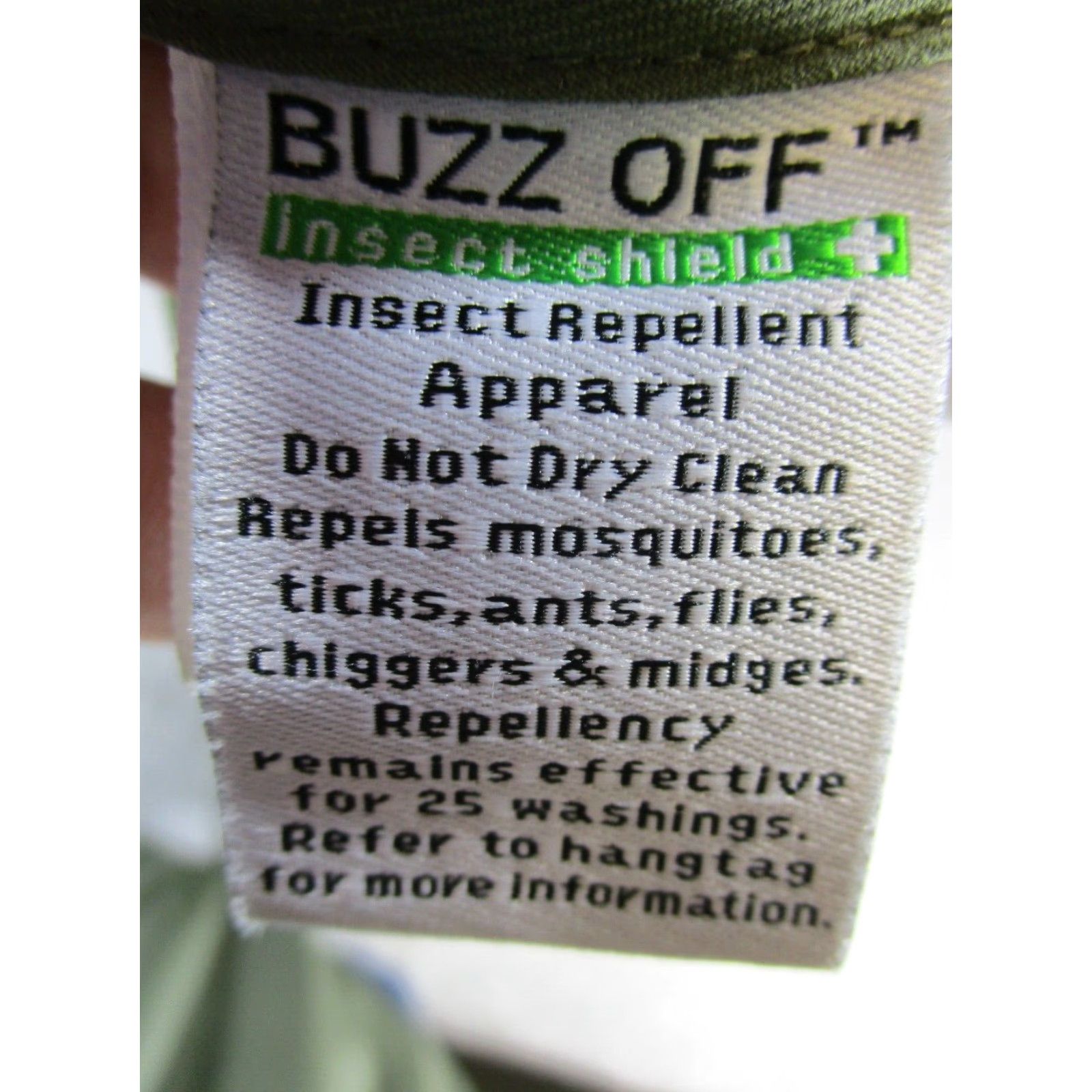 ExOfficio Ex Fficio Buzz Off Vest Mens Large Green Olive Insect Reppelant Shield Size US L / EU 52-54 / 3 - 6 Thumbnail