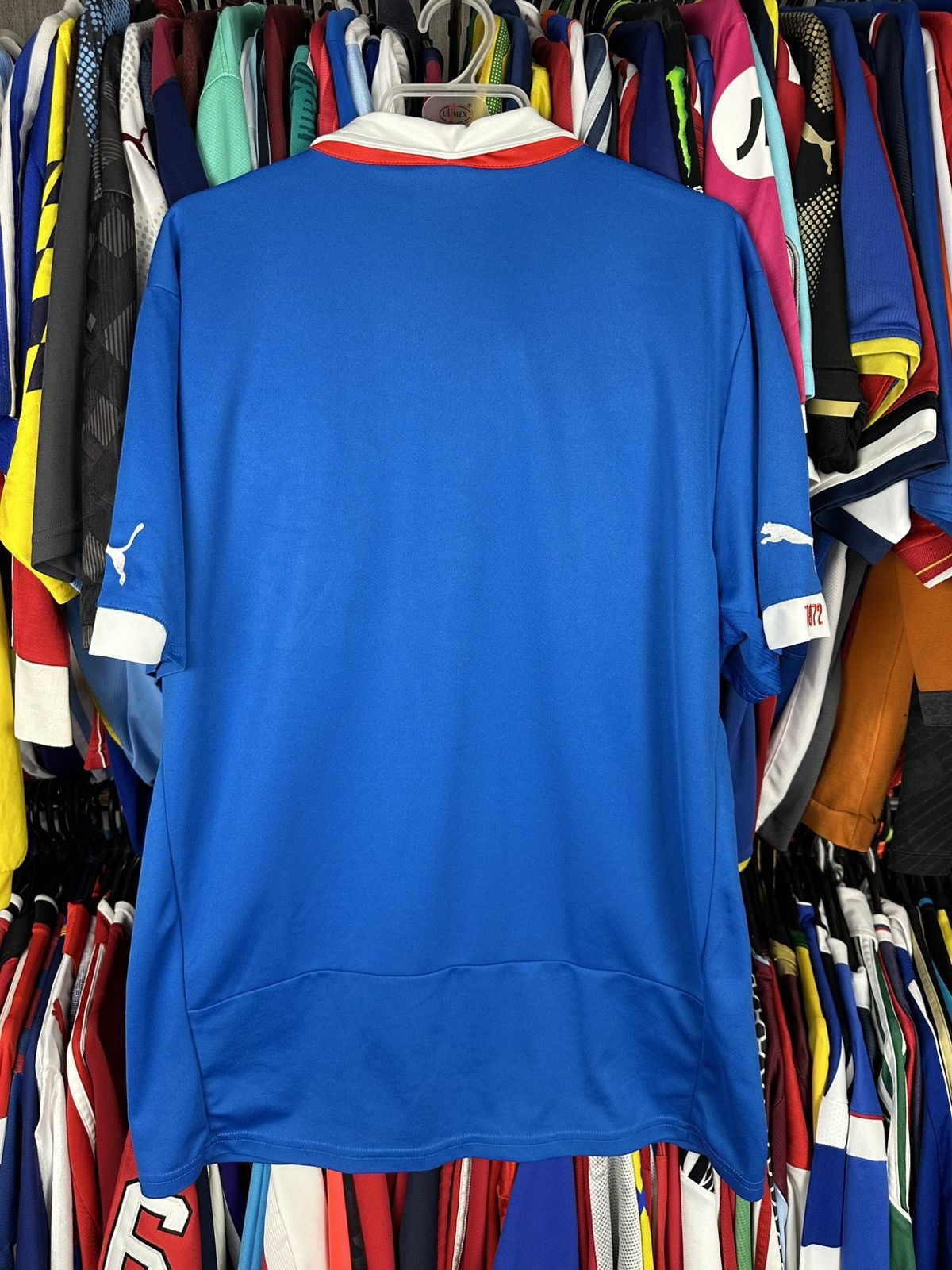Puma PUMA GLASGOW RANGERS 2014 2015 FOOTBALL SHIRT SOCCER JERSEY Size US L / EU 52-54 / 3 - 2 Thumbnail